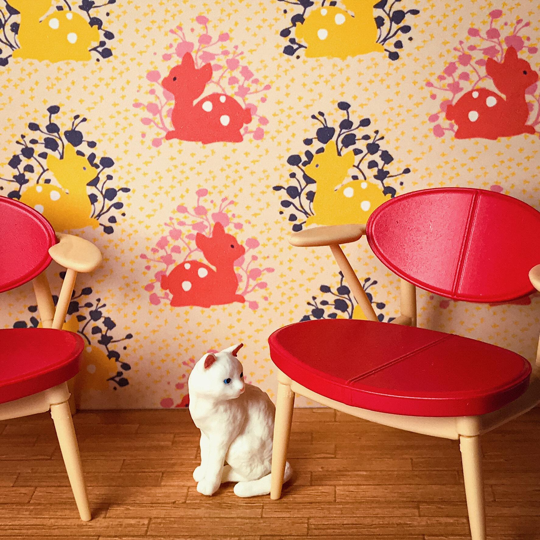 1774x1774 Modern dollhouse wallpaper