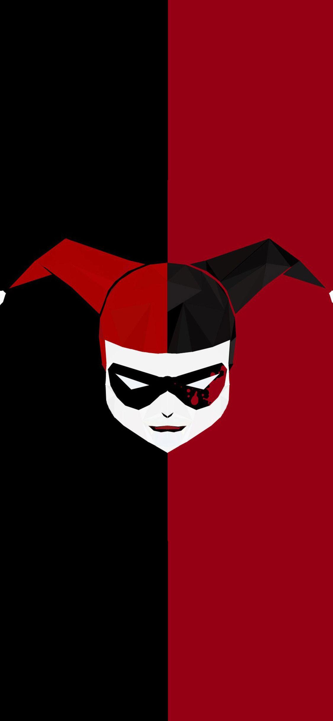 1125x2436 Minimalism Harley Quinn iPhone XS, iPhone iPhone X HD 4k