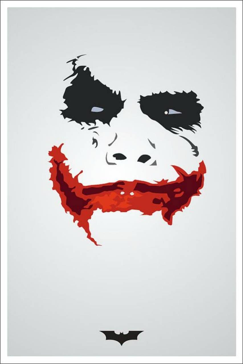 853x1280 minimalist joker wallpaper by Artesco .