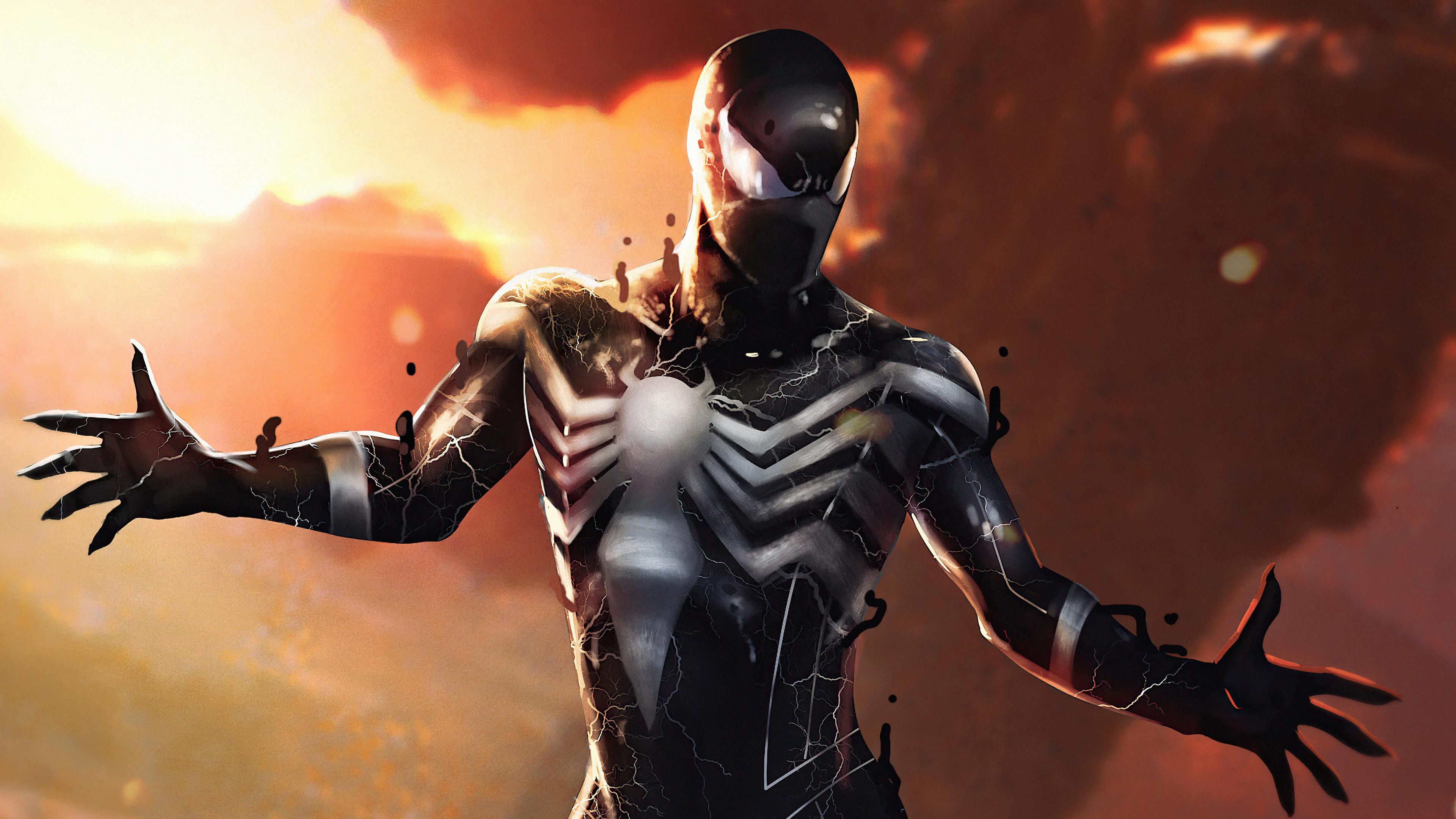 3840x2160 Wallpaper 4k Mcu Symbiote Spiderman 4k Wallpaper