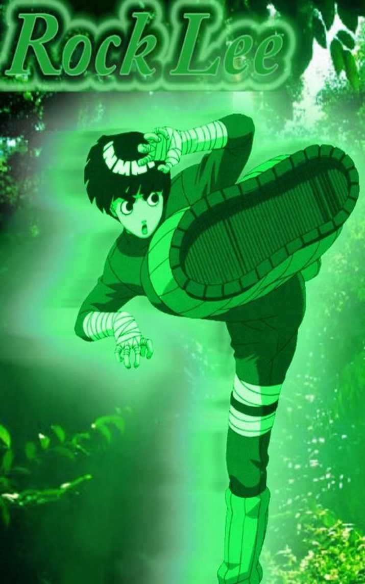 715x1144 4K Rock Lee Wallpaper