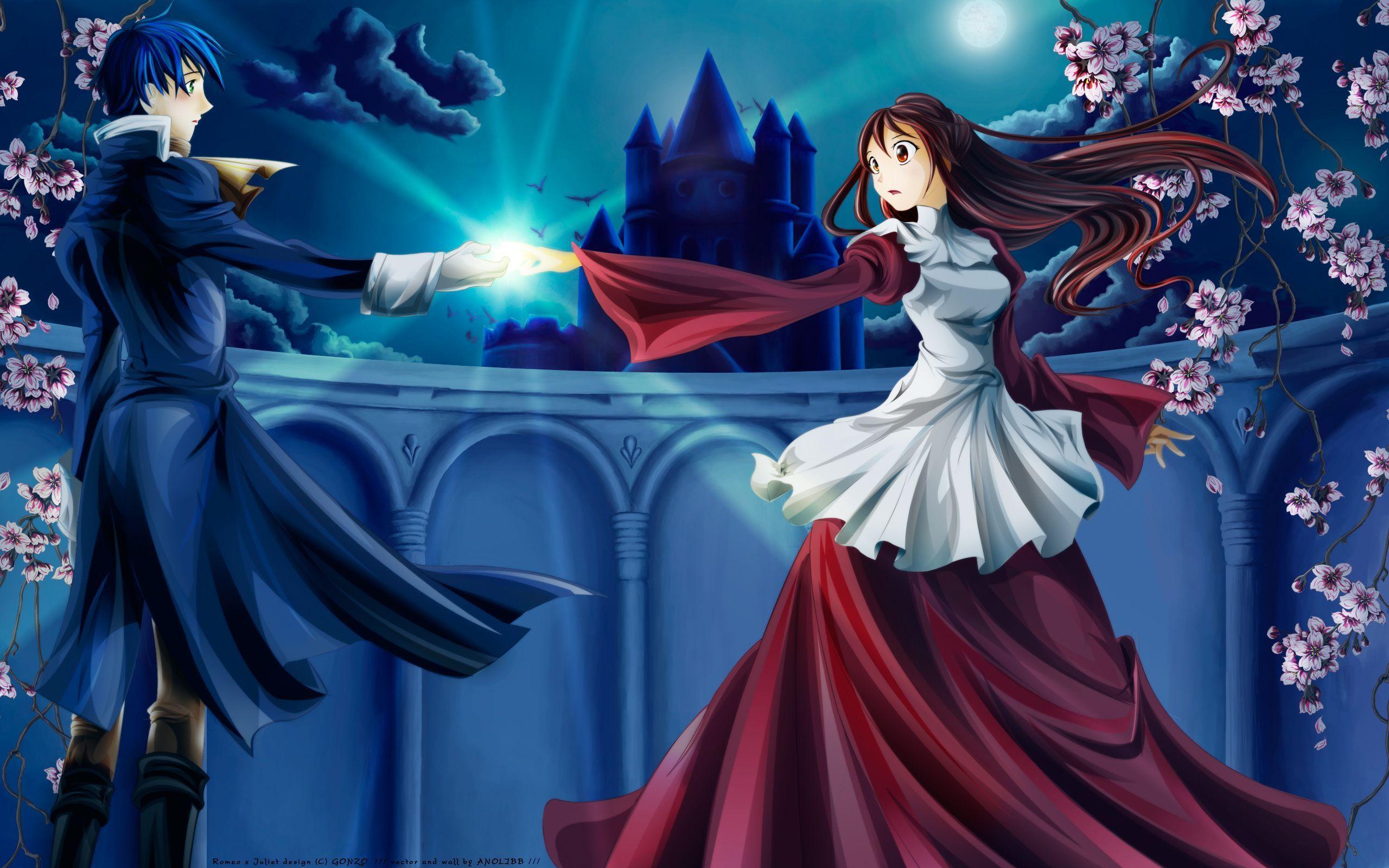 2560x1600 Sad Couple Pic Anime HD Wallpaper