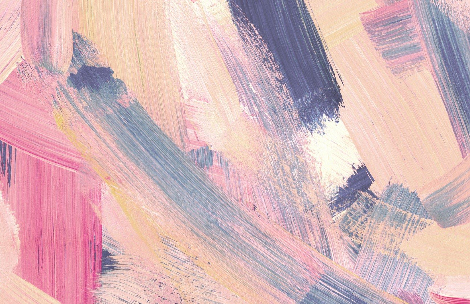 Pink  Blue Abstract Brush Strokes Mural Paint Brush Strokes HD wallpaper   Pxfuel