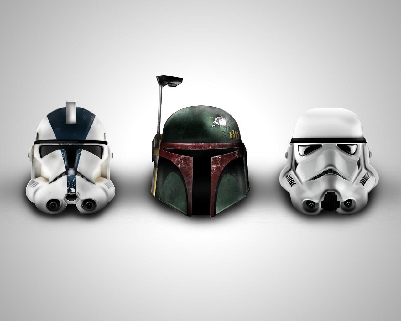 1280x1024 Star wars soldier heads