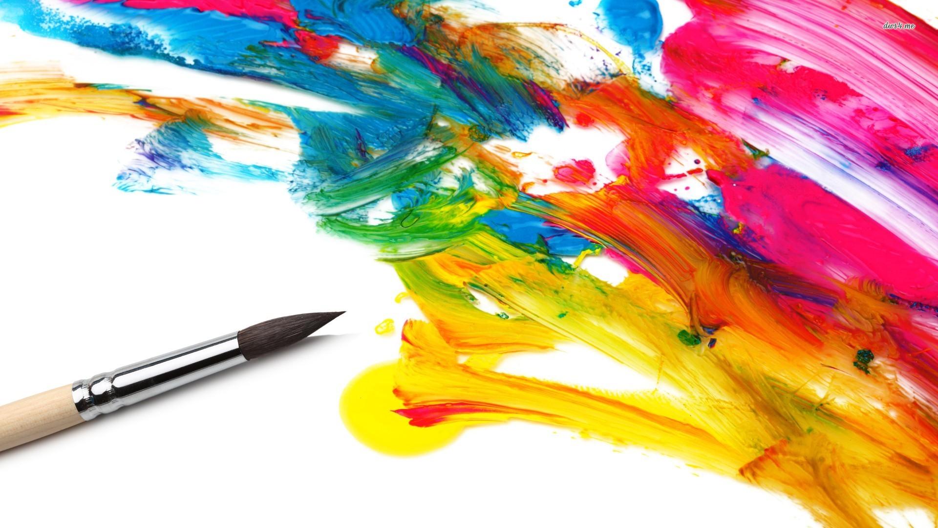 1920x1080 Artistic Paint Brush Stroke HD Wallpaper