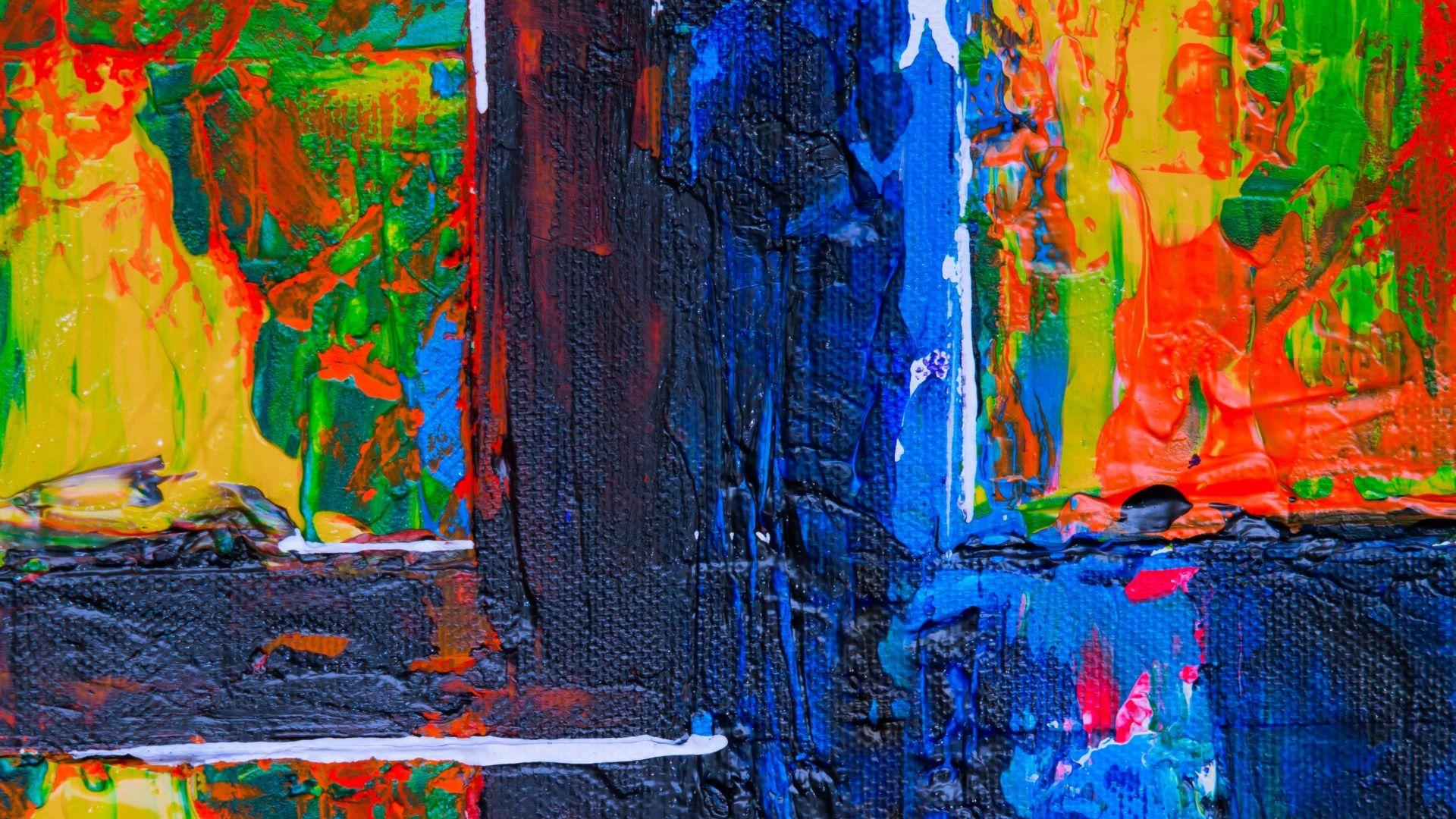 1920x1080 Desktop wallpaper canvas paint, brush marks, strokes, HD image, picture, background, 971c3c