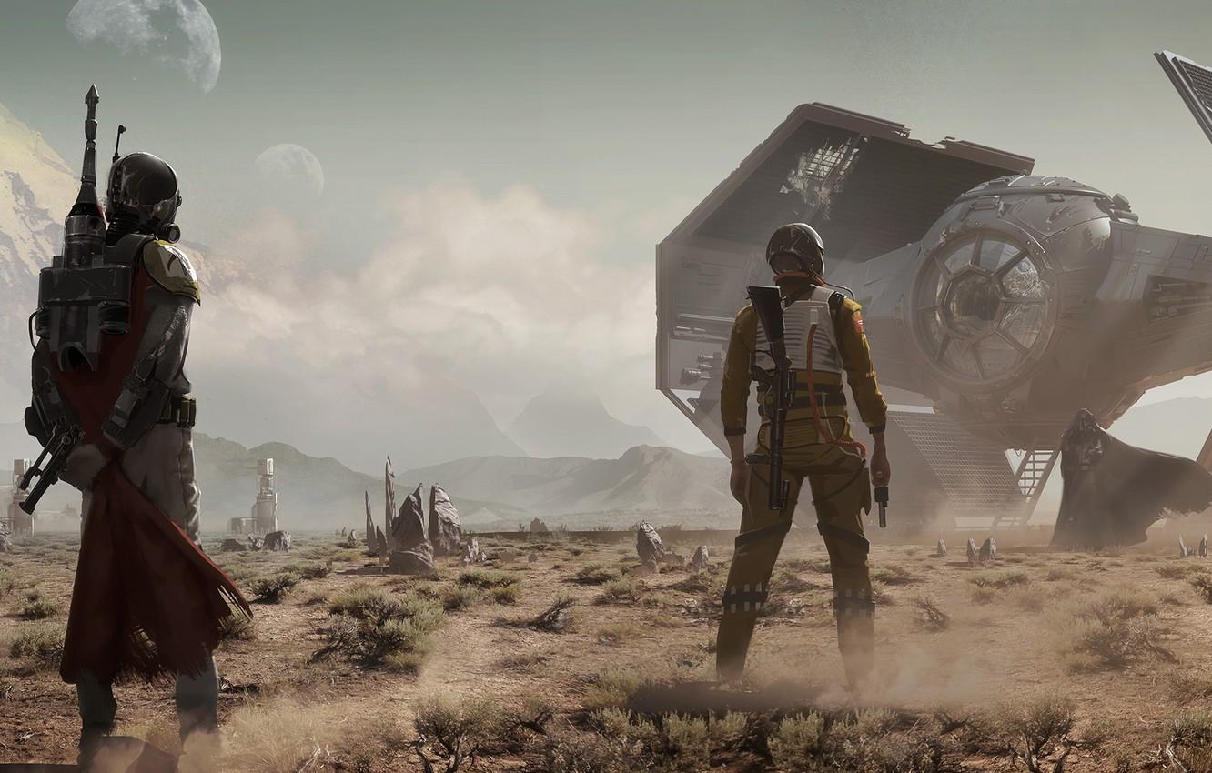 1332x850 Wallpaper Star Wars, soldiers, star wars, Art, spaceship image for desktop, section фантастика