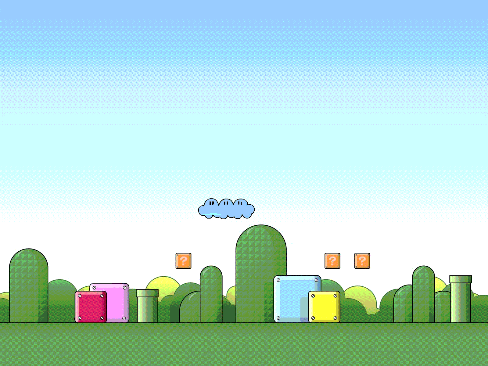 1600x1200 Super Mario Land Background