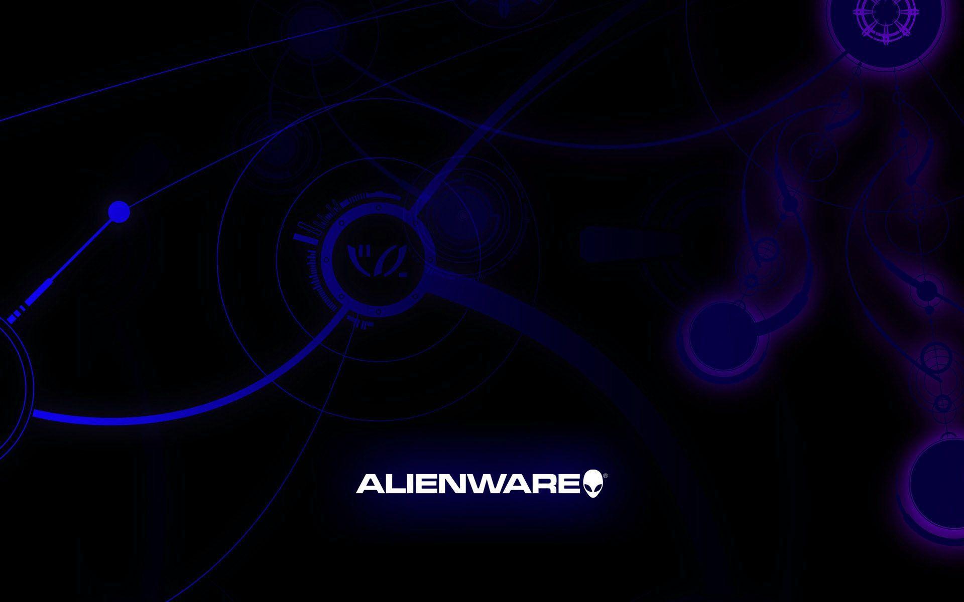1920x1200 Blue Alienware Wallpaper