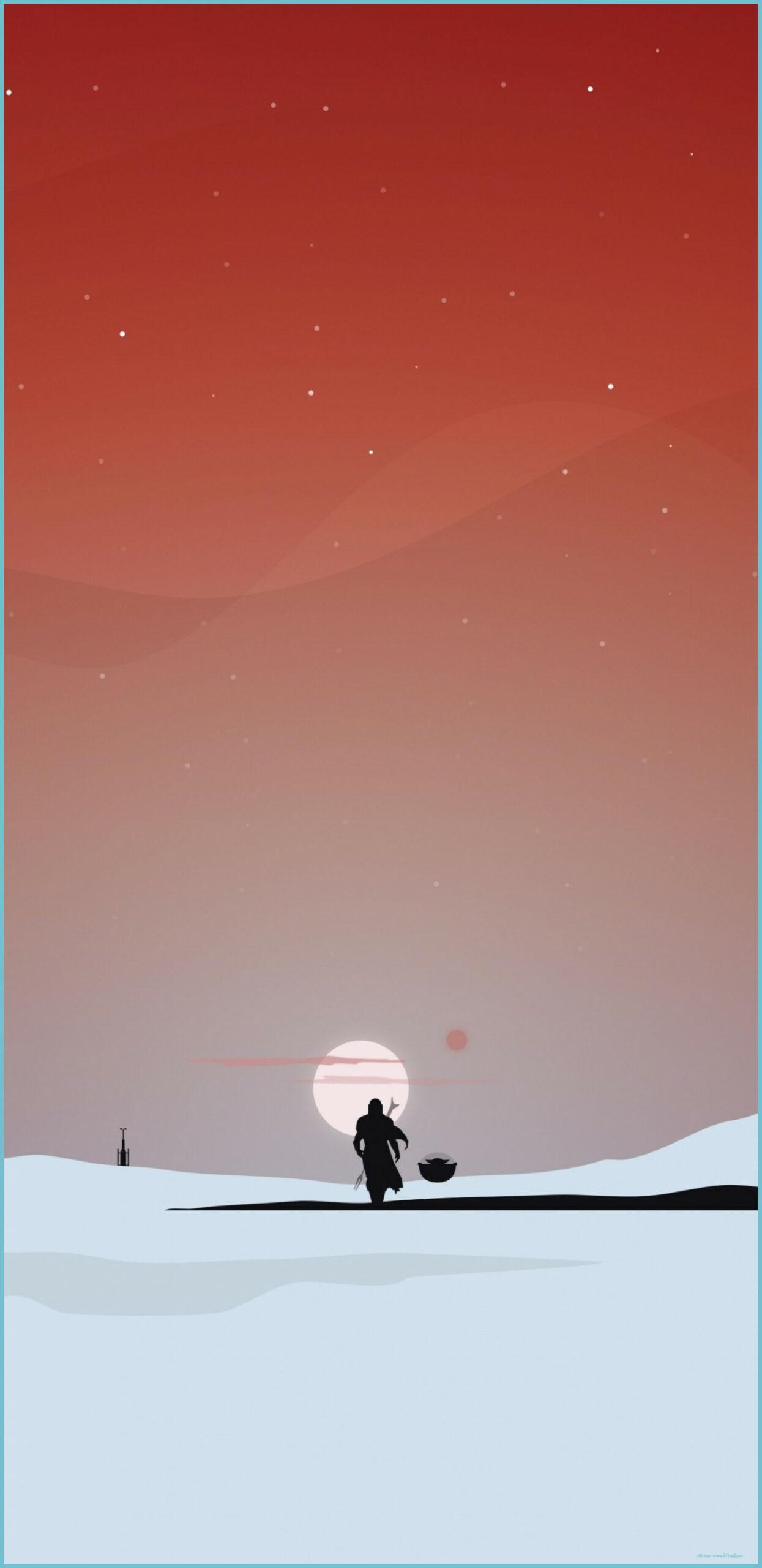 1245x2560 Five Moments To Remember From Star Wars Minimalist Wallpaper. Star Wars Minimalist Wallpaper