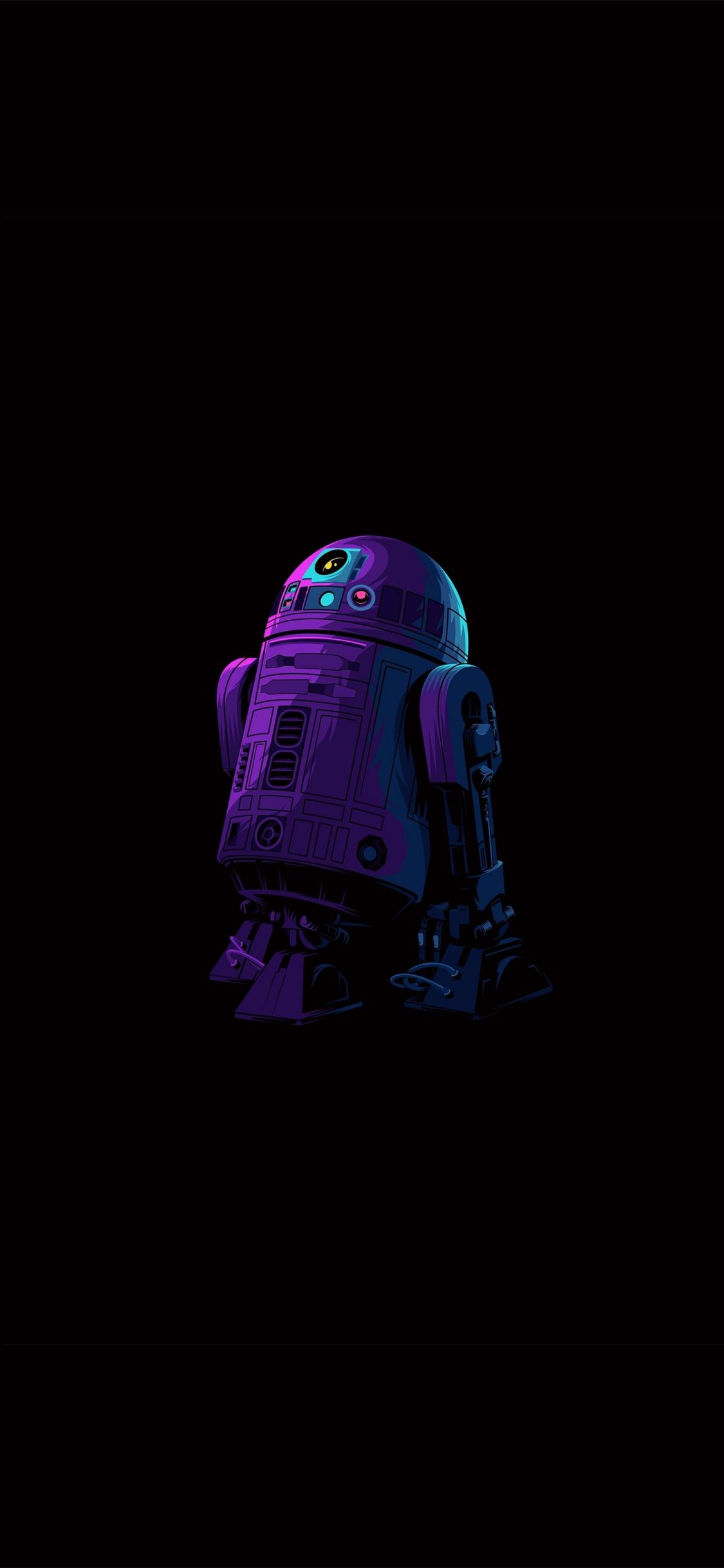 1125x2436 Download 1125x2436 wallpaper robot, minimal, star wars, iphone x 1125x2436 HD image, background, 24571
