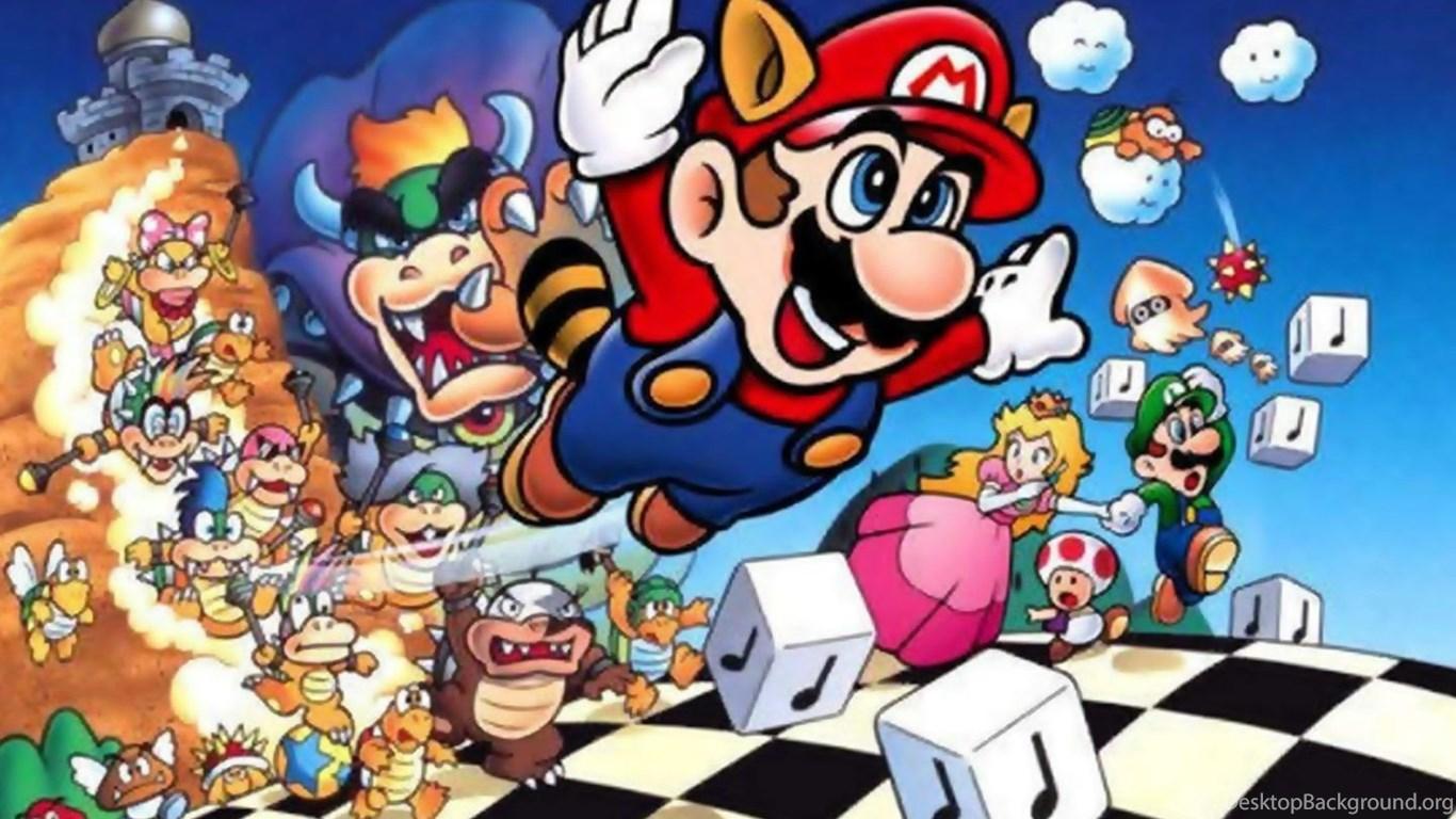 1366x768 Super Mario Wallpaper Desktop Background