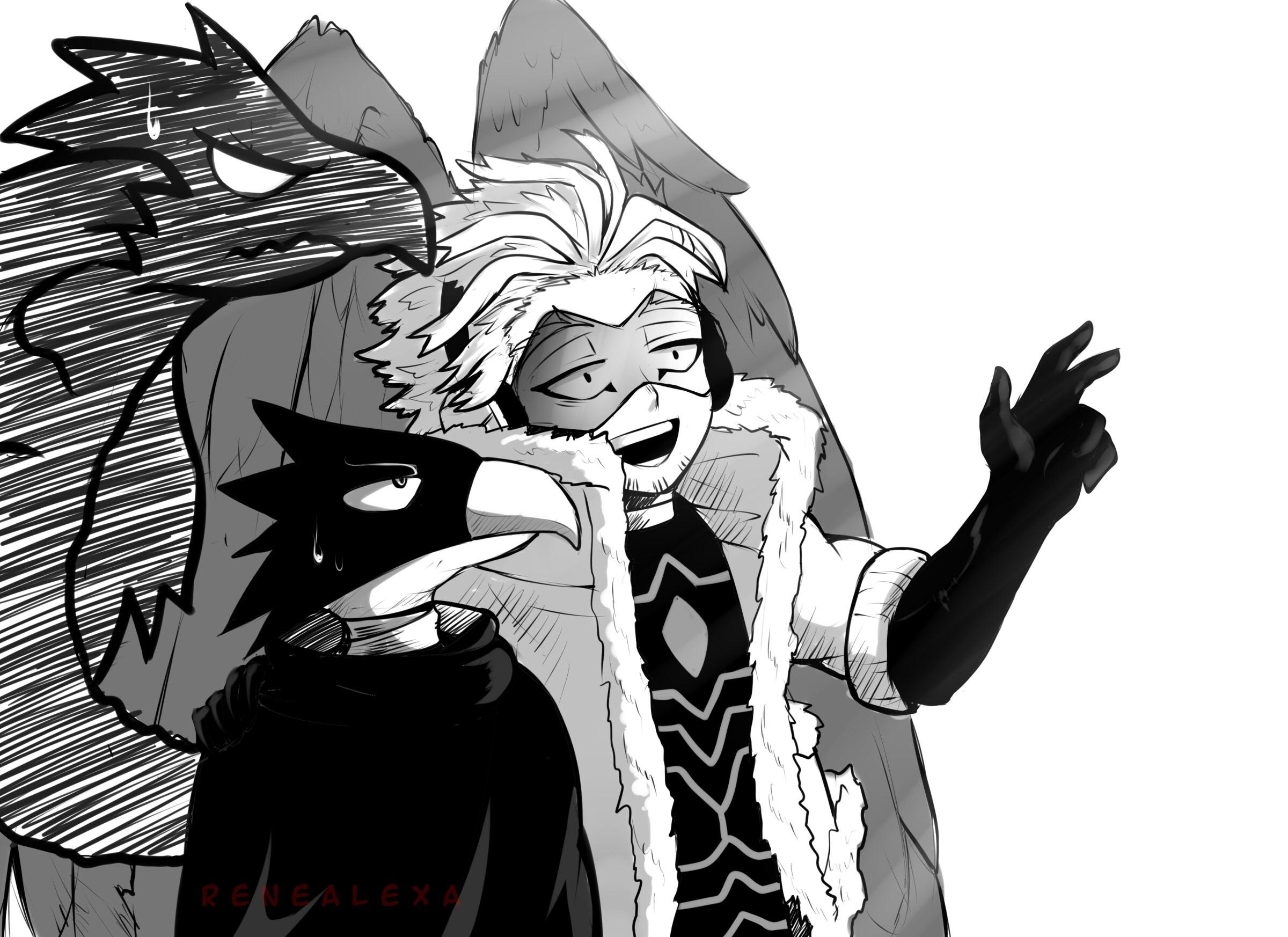 2400x1746 Hawks (Boku No Hero Academia), Fumikage Tokoyami wallpaper