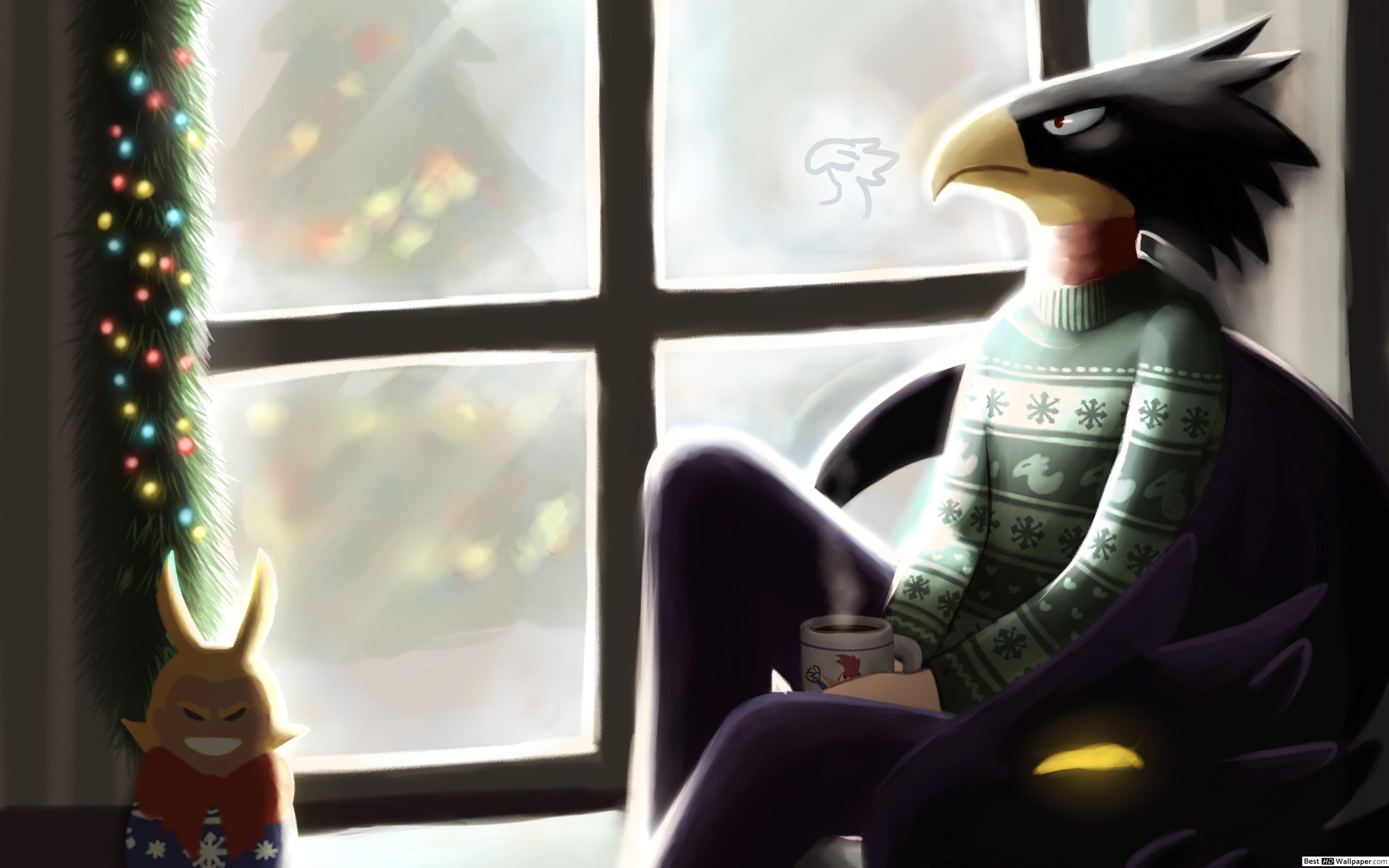 3840x2400 My Hero Academia Tokoyami Jet Black Hero: Tsukuyomi HD Wallpaper Download