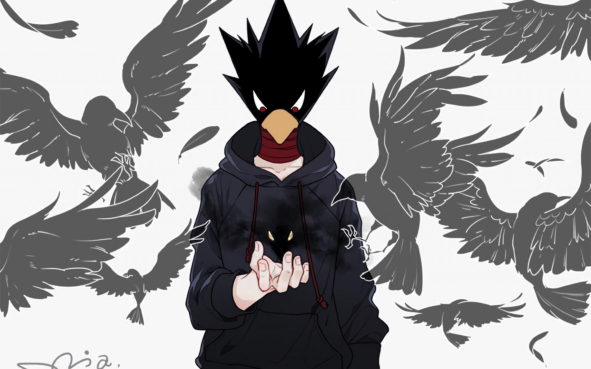 1920x1200 Desktop Wallpaper Art, Anime, Boku No Hero Academia, Fumikage Tokoyami, HD Image, Picture, Background, D21a2d