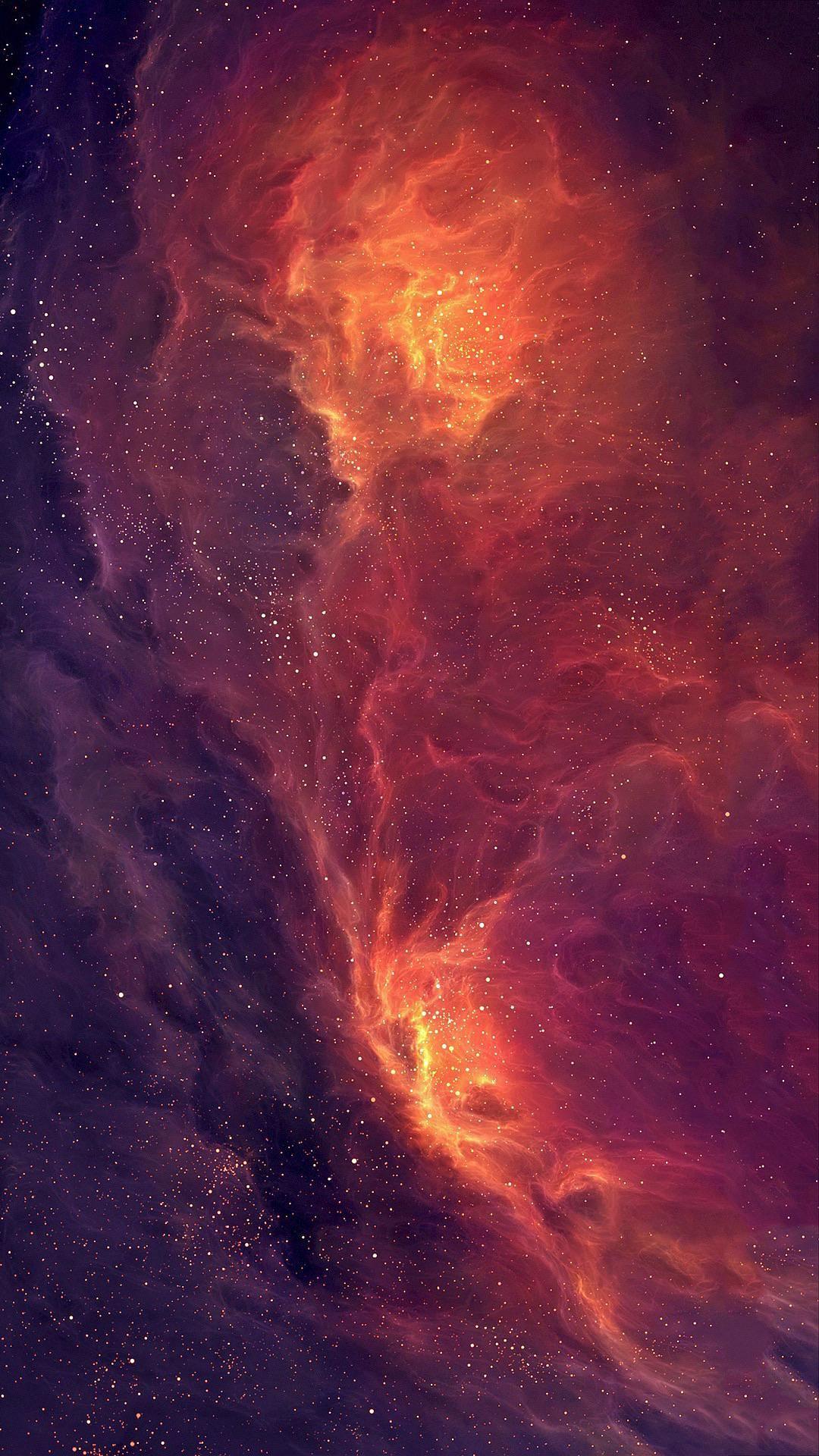 1080x1920 Latest IPhone Space Nebula Themed Wallpaper Phone Background
