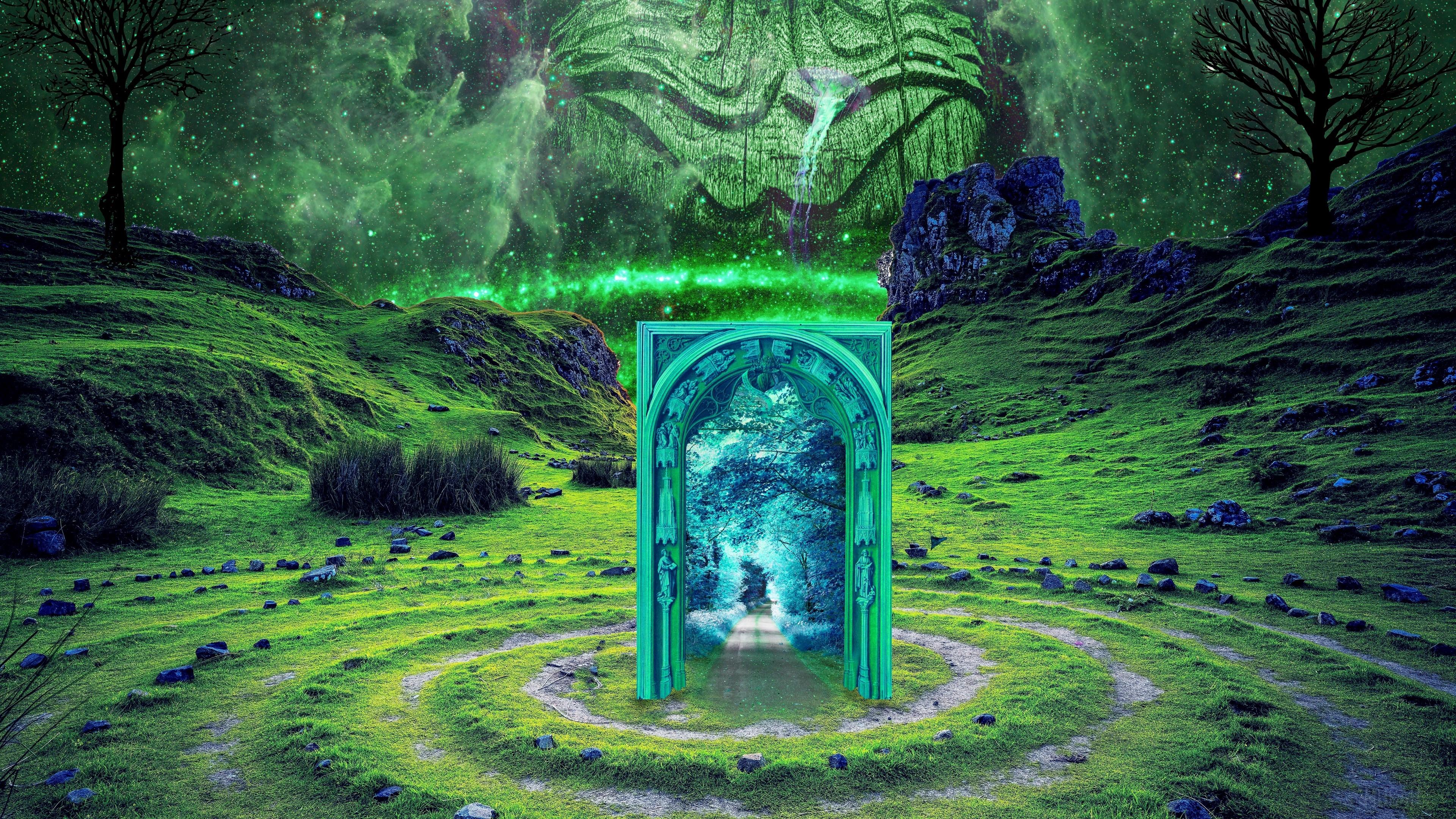 3840x2160 portal HD wallpaper, Background