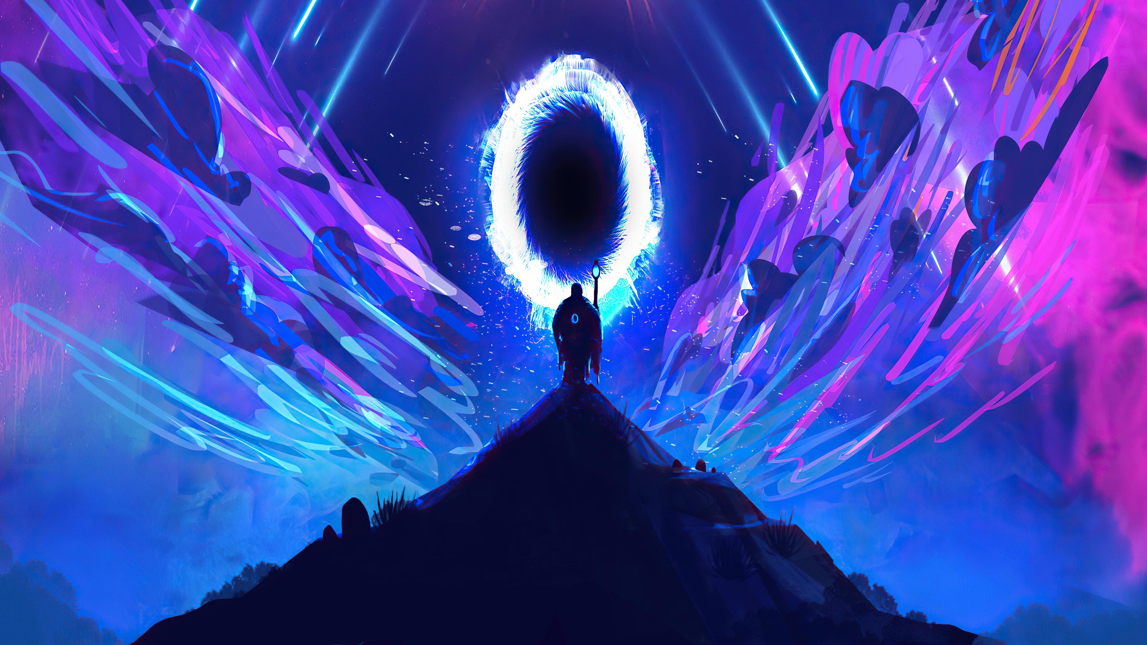 3840x2160 Wallpaper 4k Walking Towards Portal 4k Wallpaper