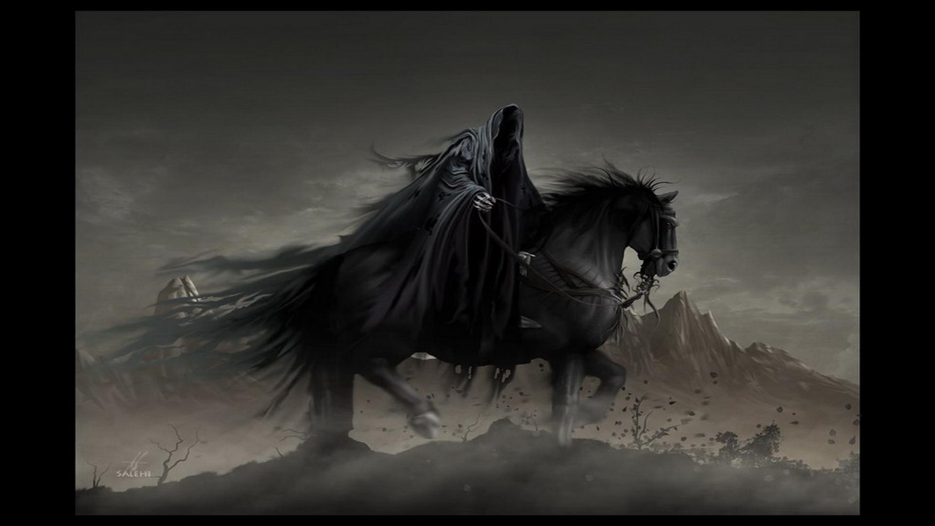 1920x1080 Ringwraith, skull, art, 1920x1080 HD Wallpaper and FREE