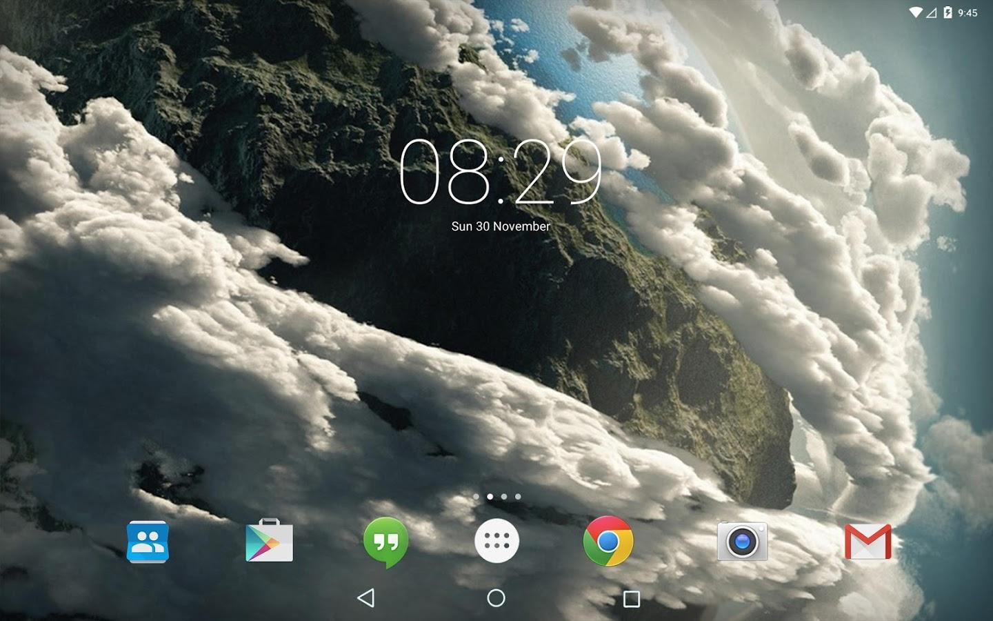 1440x900 Space Clouds 3D Live Wallpaper Surrounded By Clouds From Space