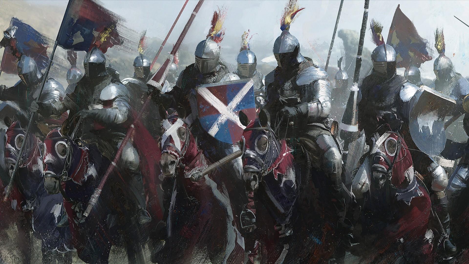 1920x1080 knight, Cavalry, Lance, Armor, Banner, Shield, Colorful, Medieval Wallpaper HD / Desktop and Mobile Background