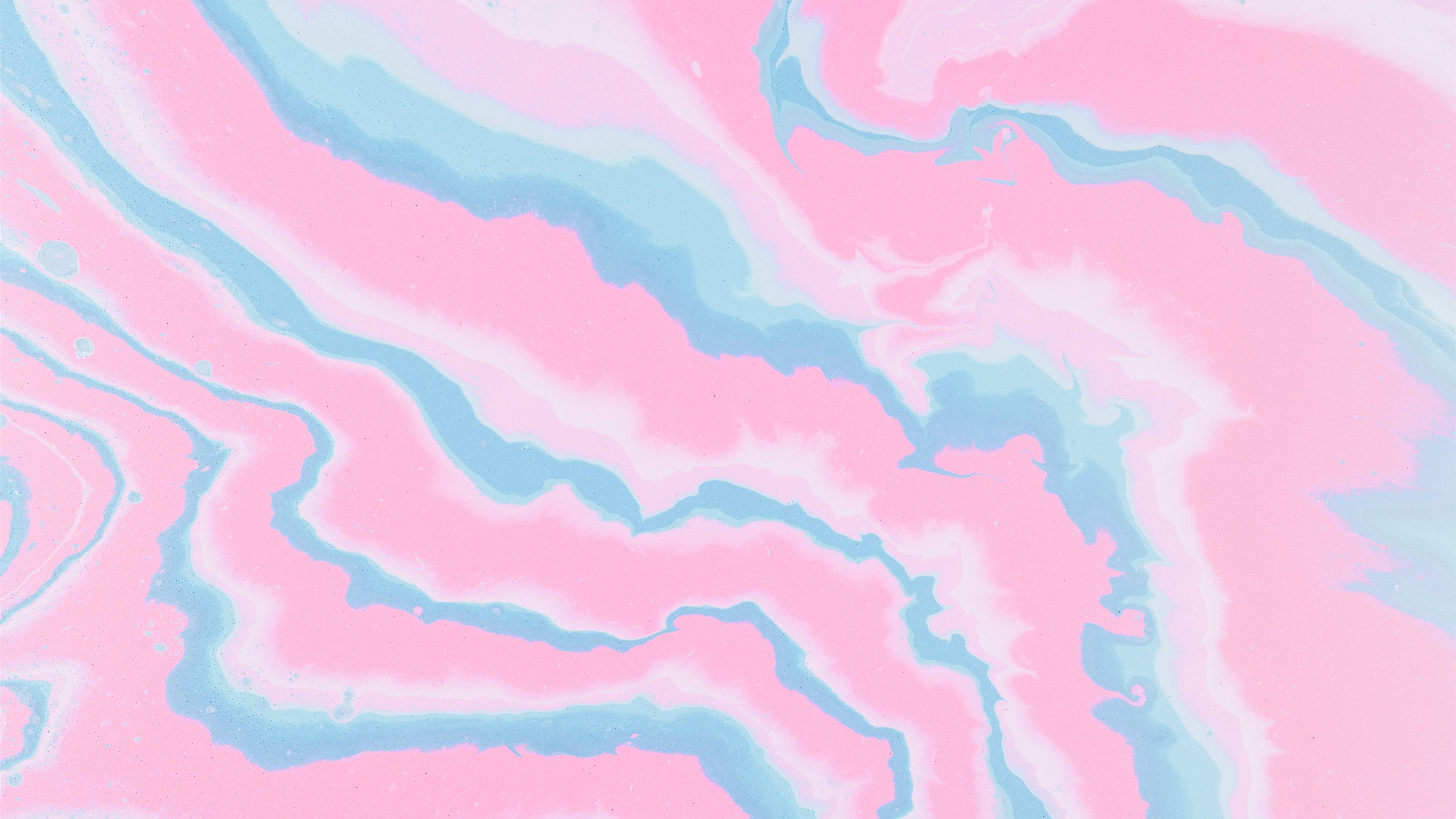 5120x2880 pink blue and white abstract art MacBook Air Wallpaper Download