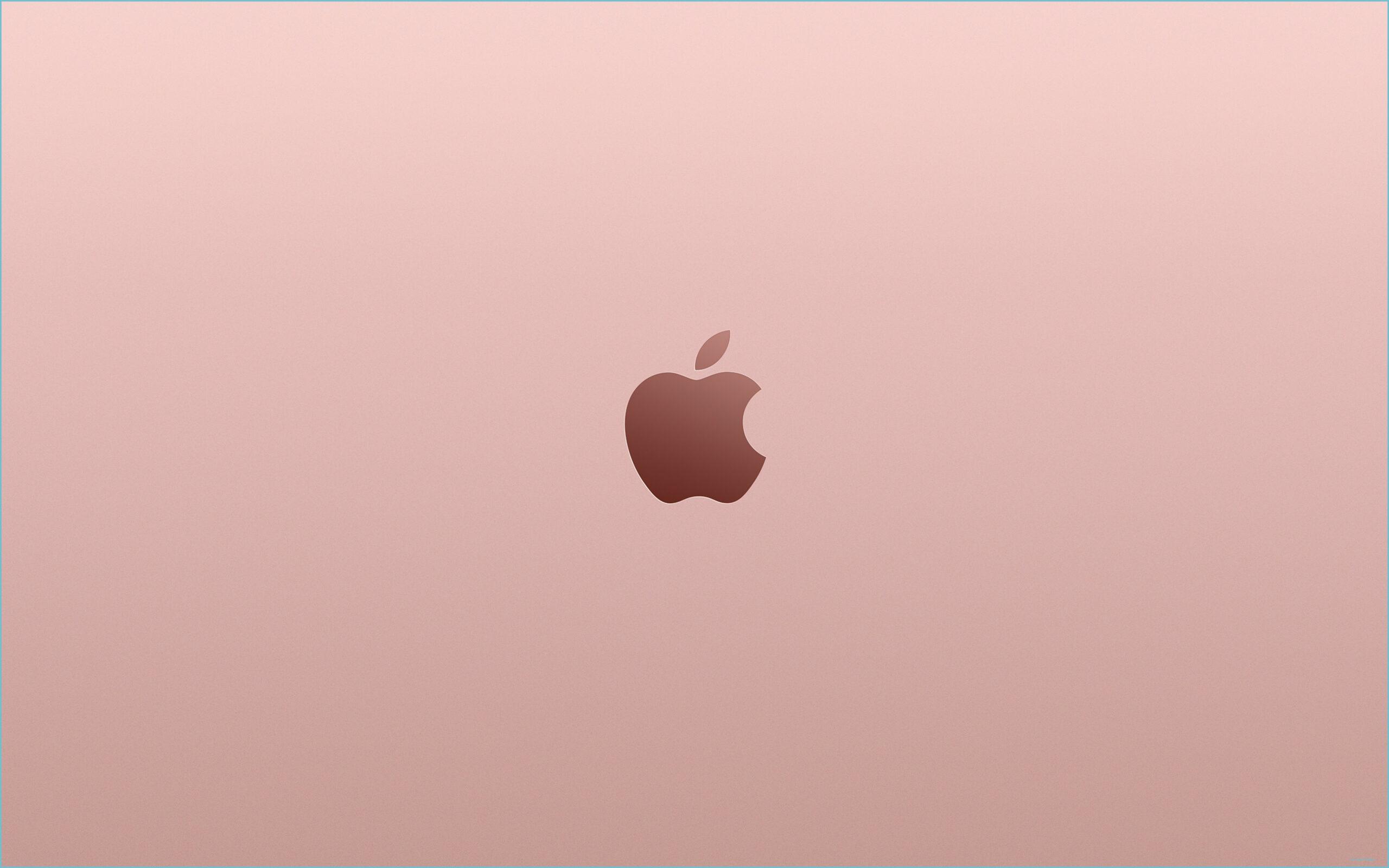 2560x1600 Au10 Apple Pink Rose Gold Minimal Illustration Art Wallpaper Macbook Wallpaper