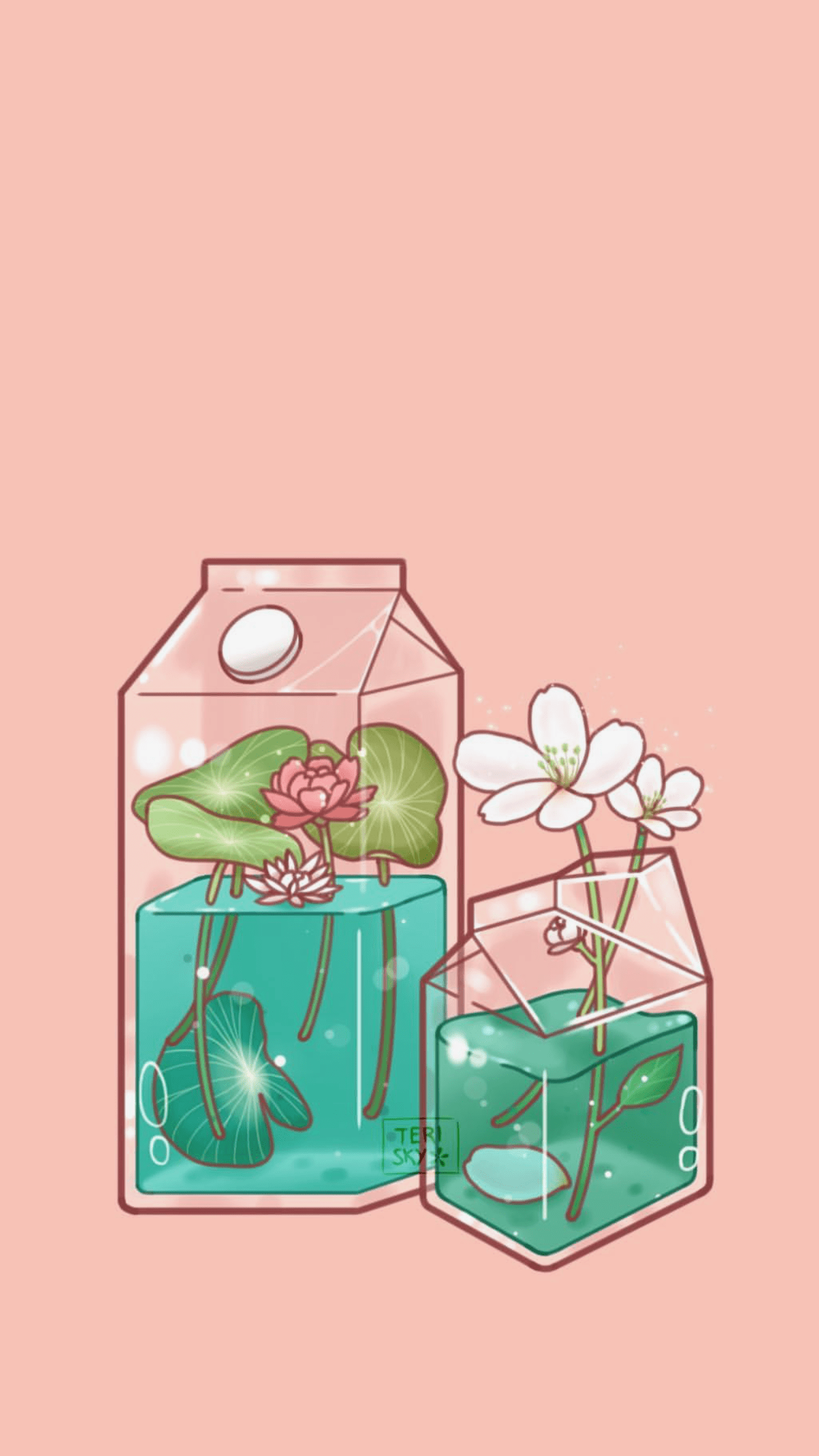 1242x2208 Cute Art Wallpaper
