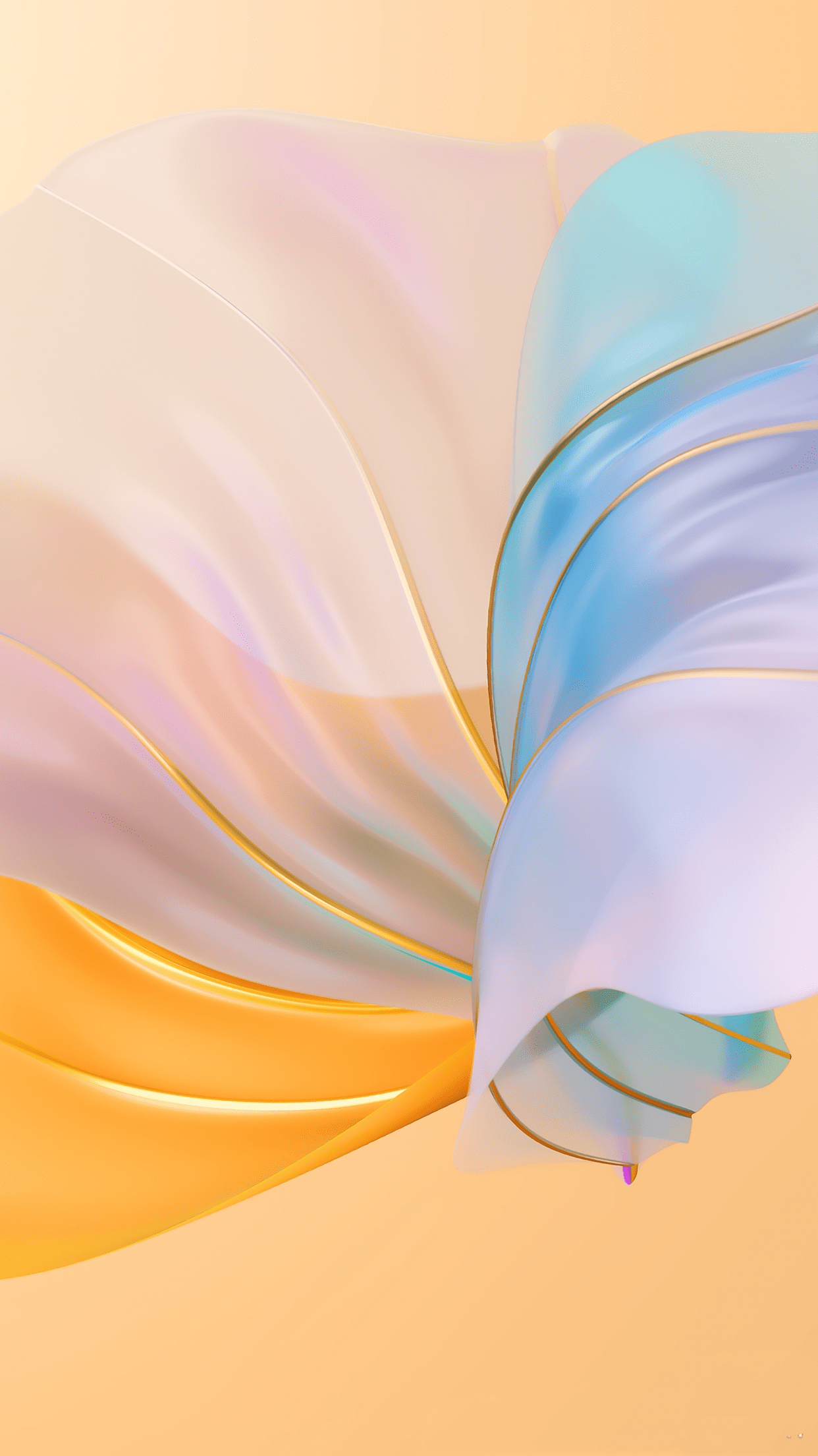 1242x2208 Huawei Nova 8 Pro Wallpaper 4K, Stock, Yellow background, Colorful, Aesthetic, Abstract