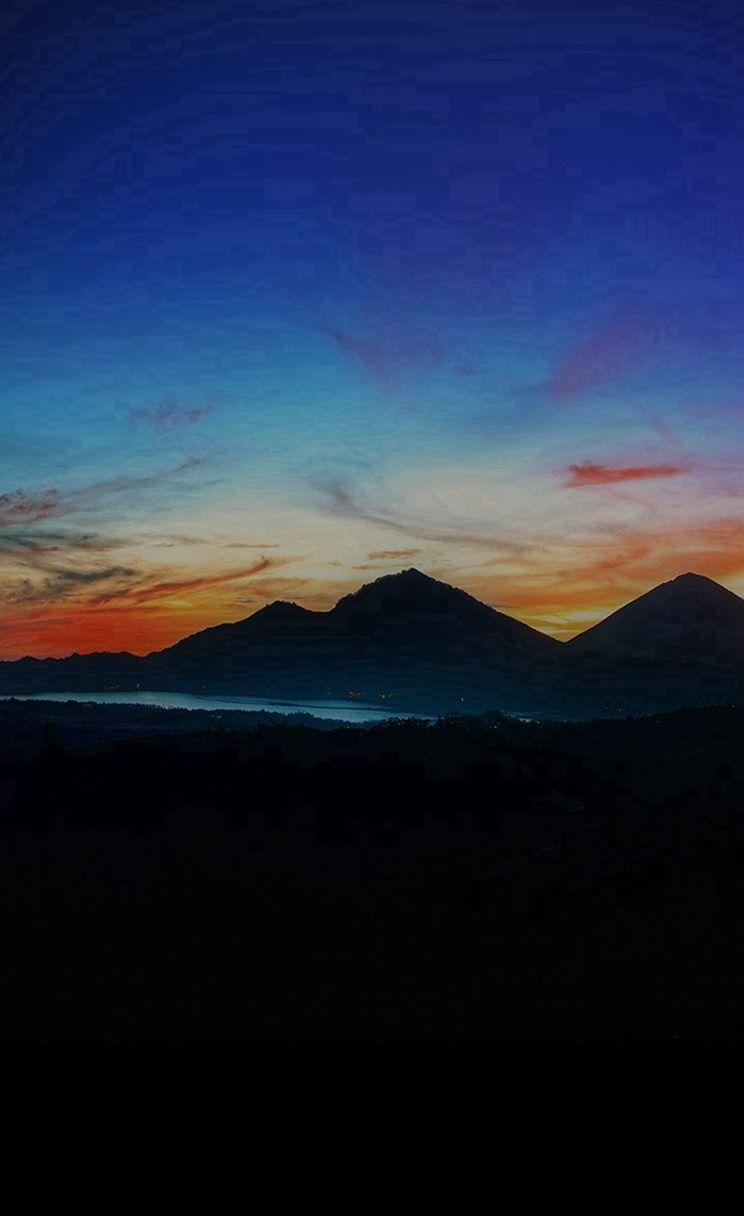 744x1216 Mountain Sunrise Nature Best Sky Dark iPhone 4s Wallpaper Download