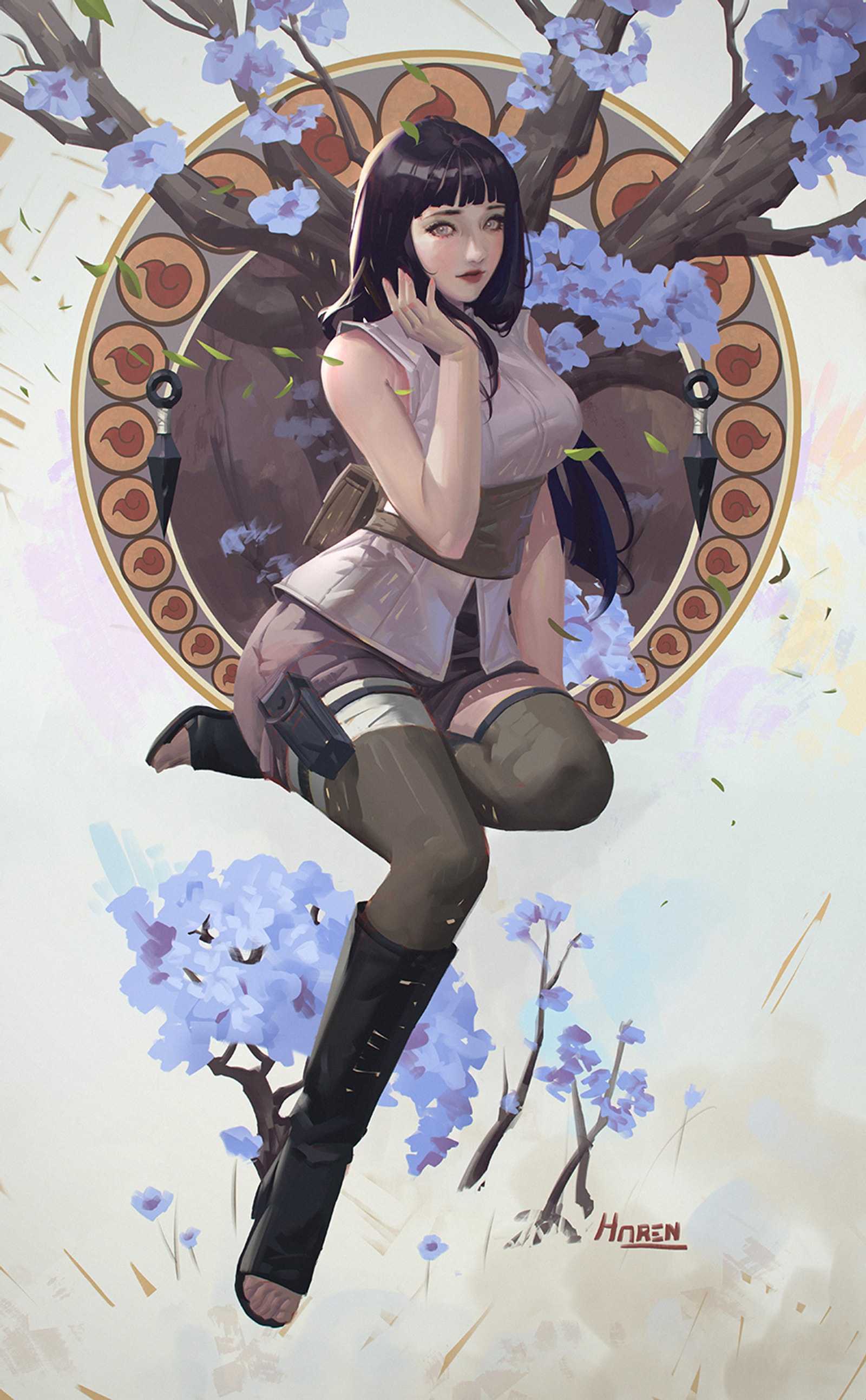 1600x2588 Hinata Hyuga Wallpaper Free HD Wallpaper