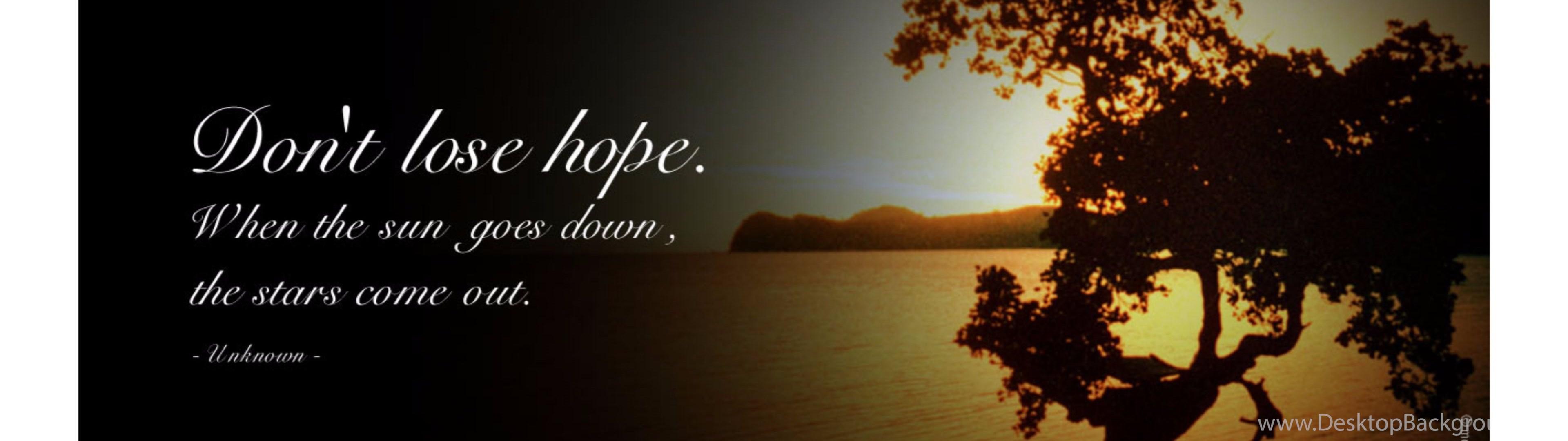 3840x1080 Cute 4K Inspirational Quote Wallpaper Desktop Background