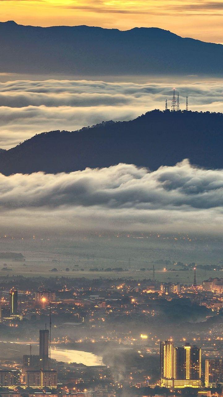 721x1283 Morning View Of Malaysia Sunrise Nature Mountains IPhone Wallpaper. Sunrises Nature, Mountain Wallpaper, Morning View