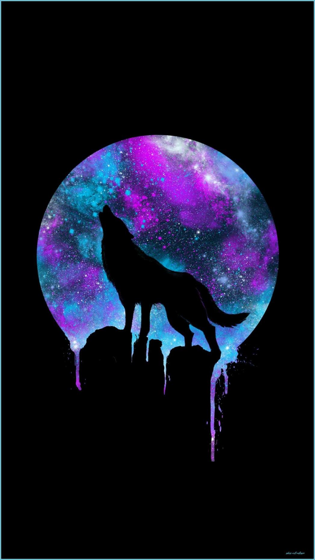 1047x1862 Wolf Howling At The Moon Galaxy For Tech Wolf Wallpaper