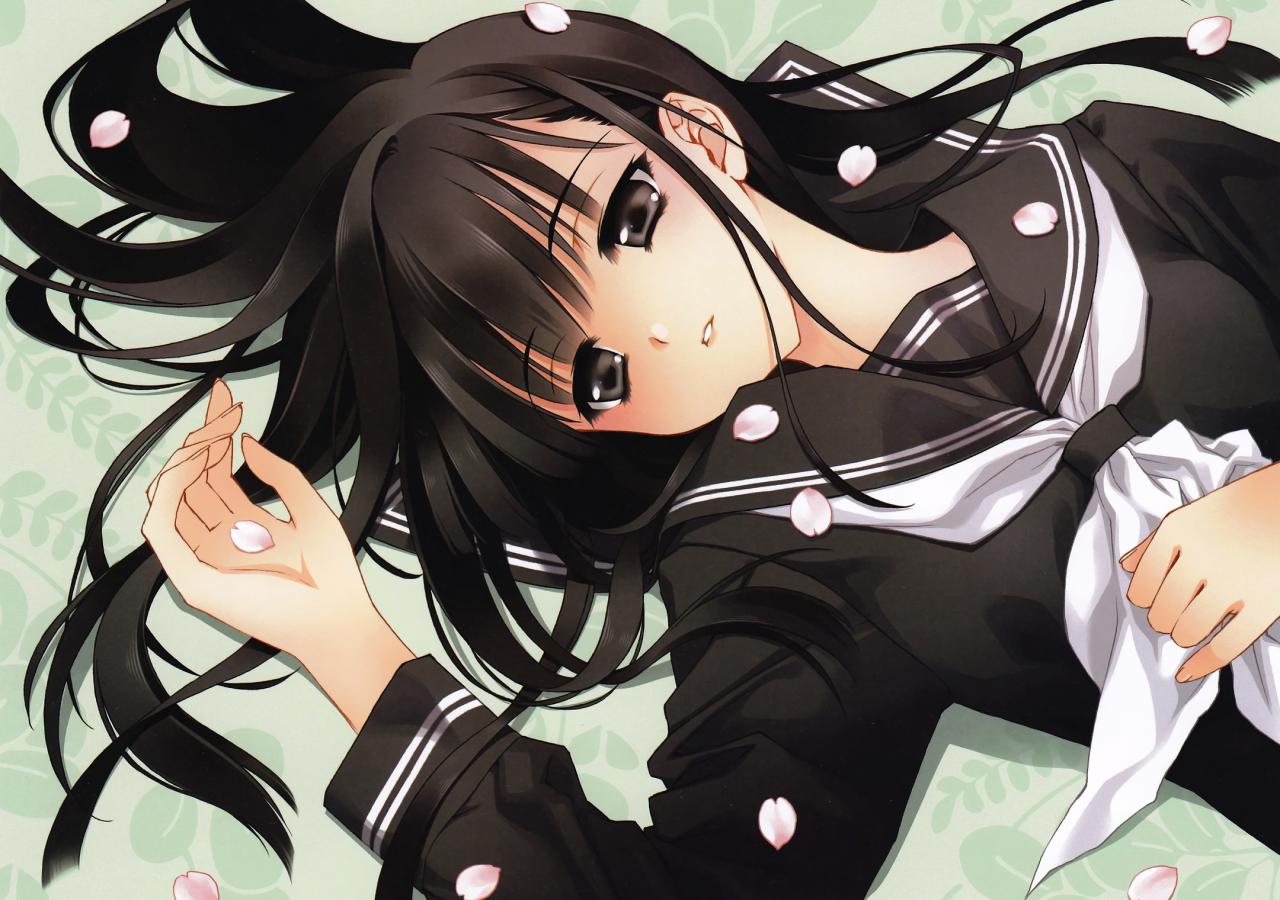 1280x900 Sad Anime Girl Wallpaper