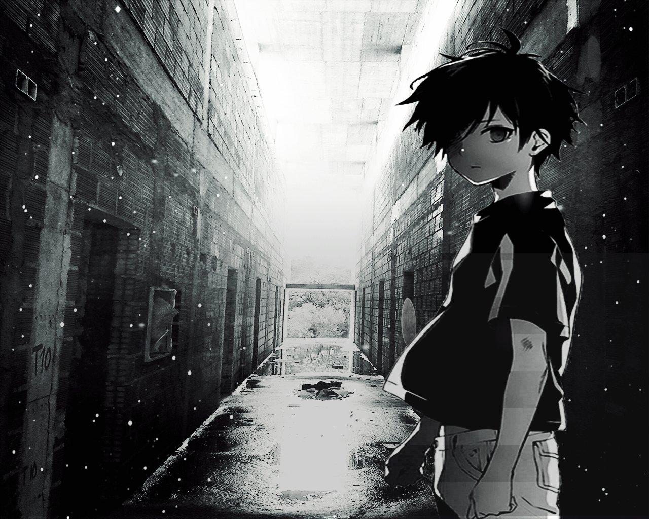 1280x1024 Anime Sad Boy Manga Series Wallpaper HD 106486