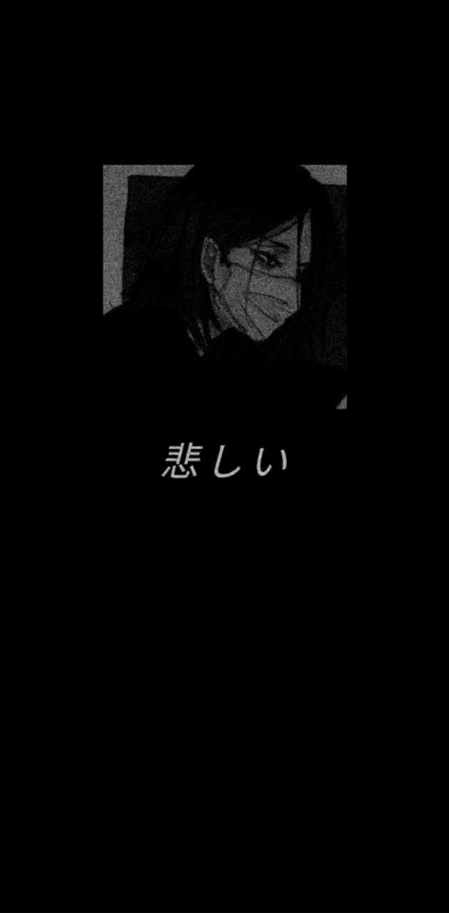 630x1280 Sad anime wallpaper