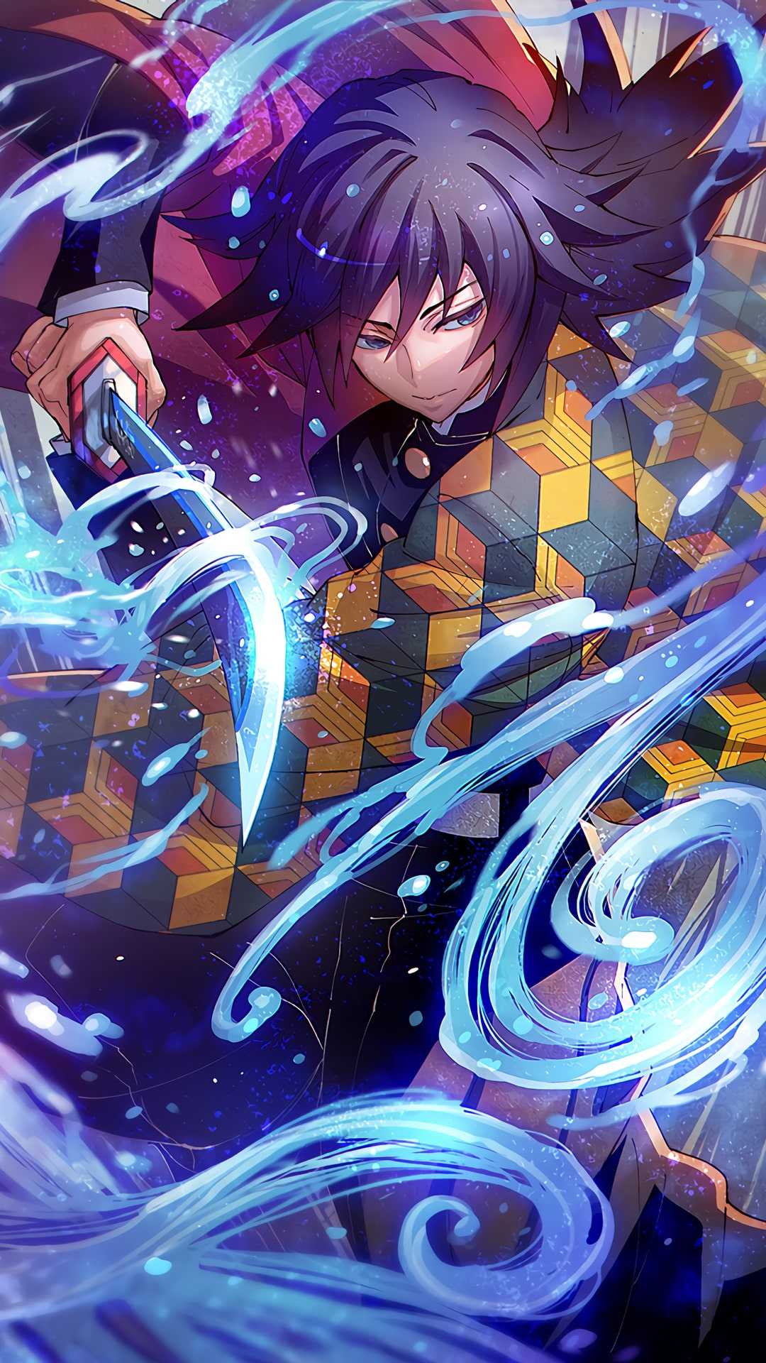 1080x1920 Demon Slayer Giyu Wallpaper Free HD Wallpaper