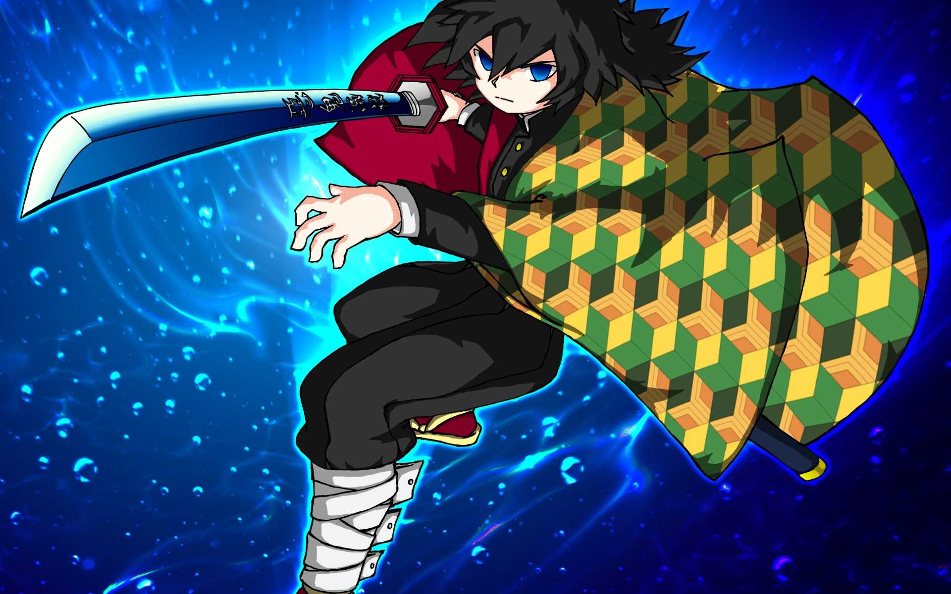 1920x1200 Giyu Demon Slayer Wallpaper Free HD Wallpaper