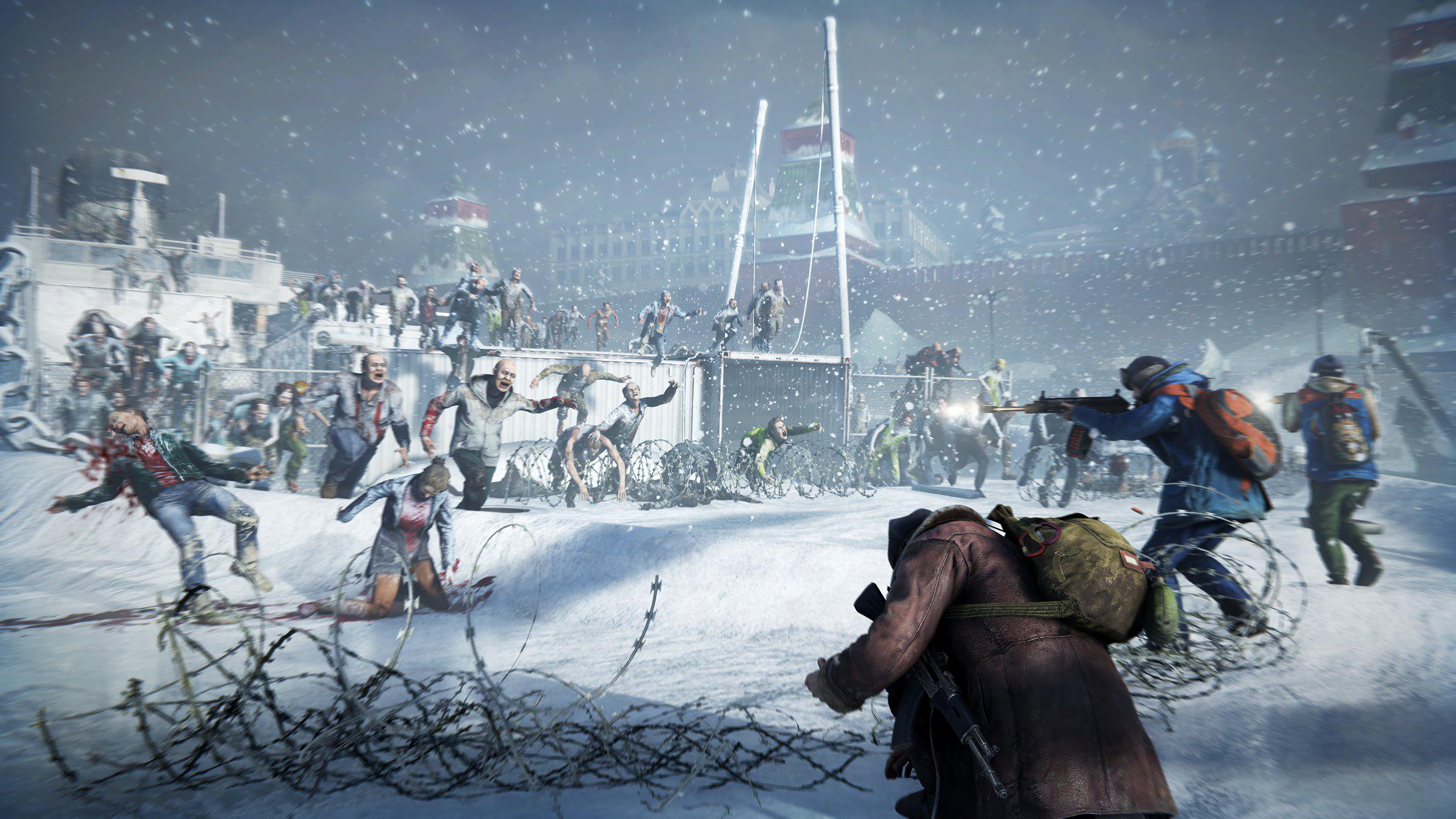3840x2160 World War Z Zombie Hordes 4K