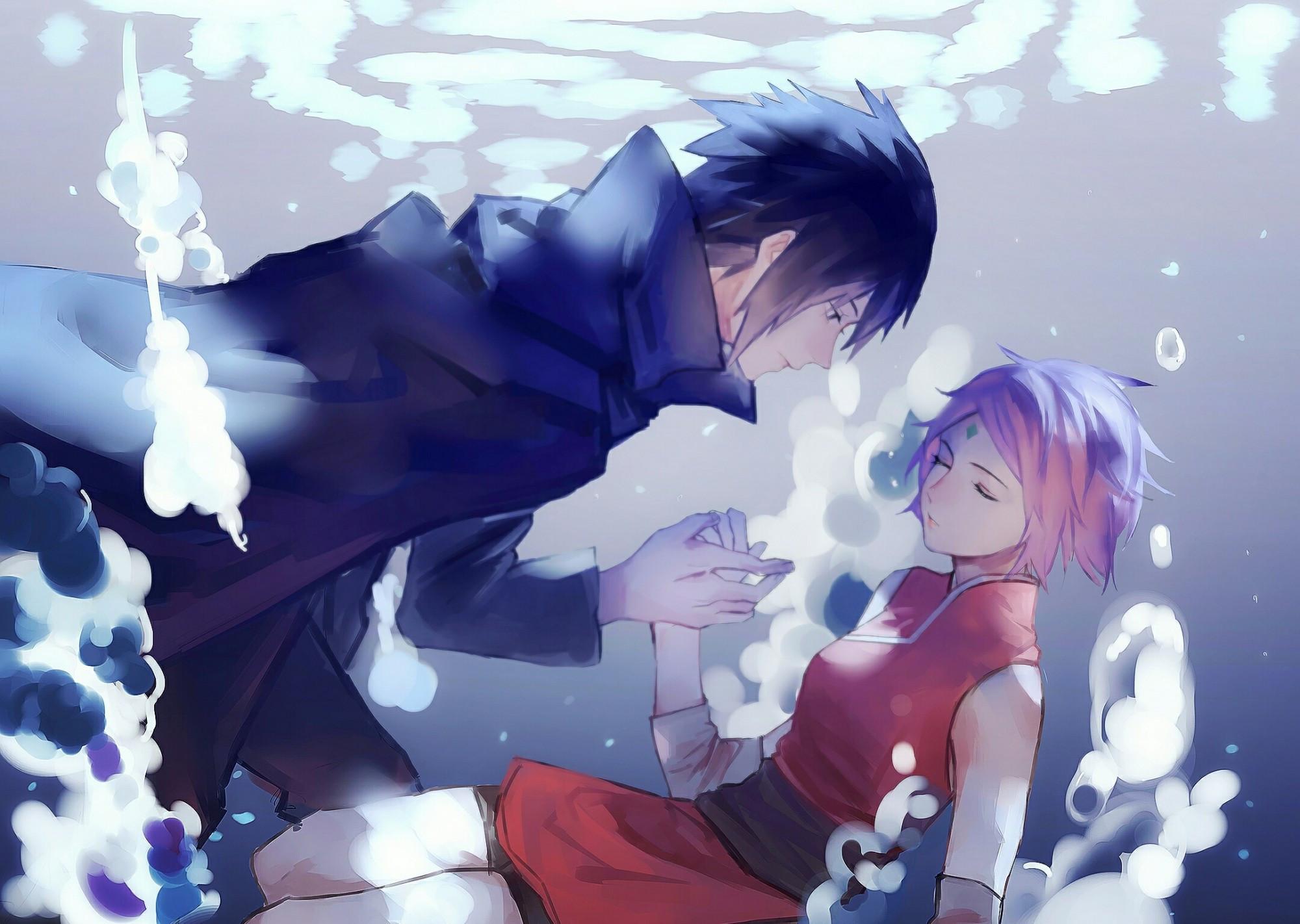 2000x1422 Download 2000x1422 Uchiha Sasuke, Haruno Sakura, Naruto Wallpaper