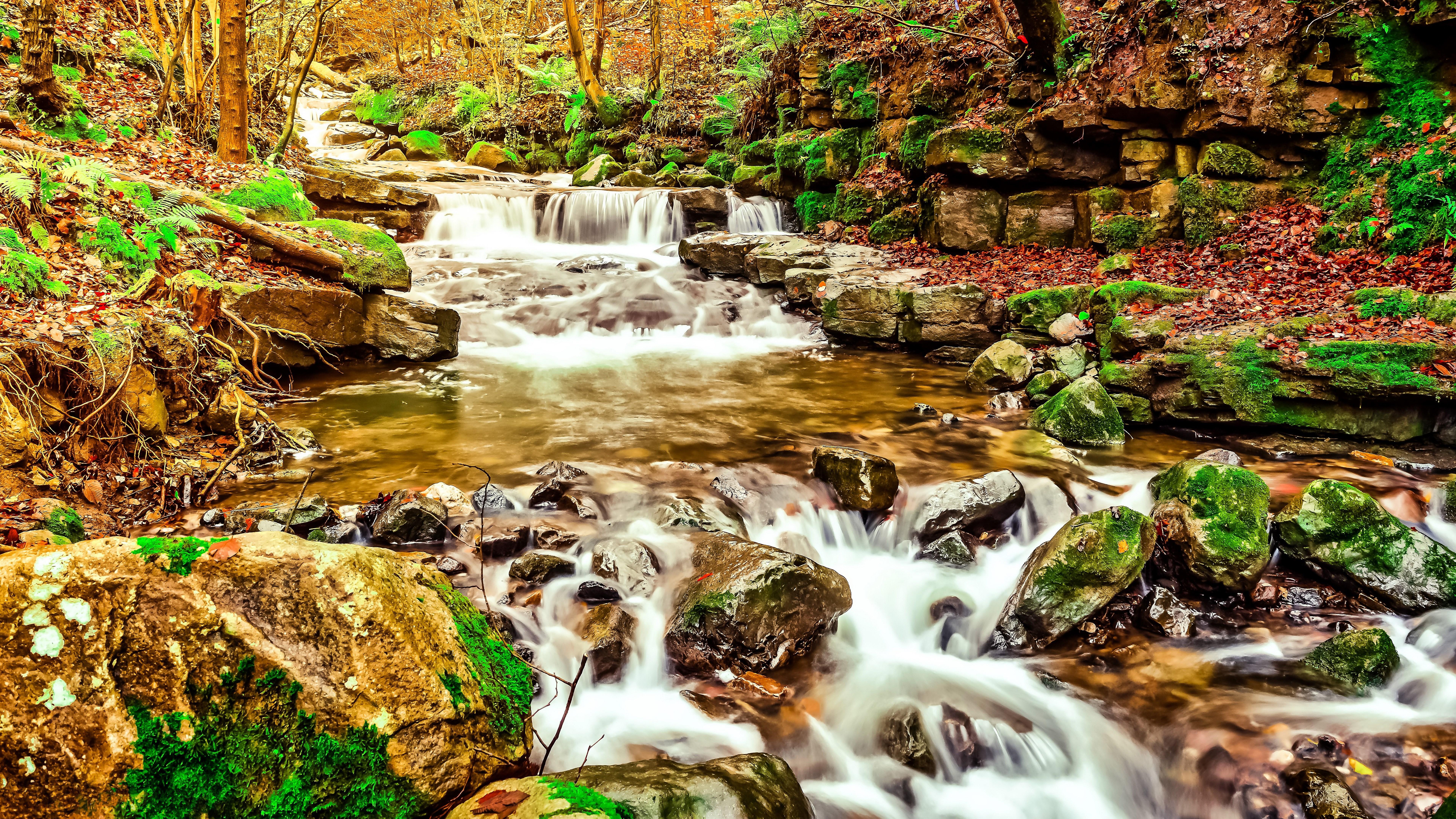 7680x4320 Baatara Gorge Waterfall Lebanon 8k