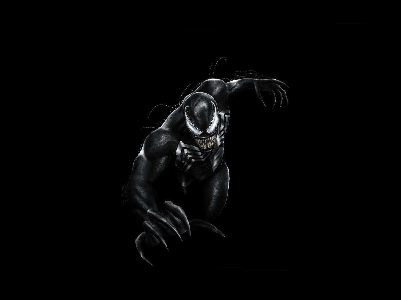 1400x1050 Download 1400x1050 wallpaper minimal, dark, venom, art