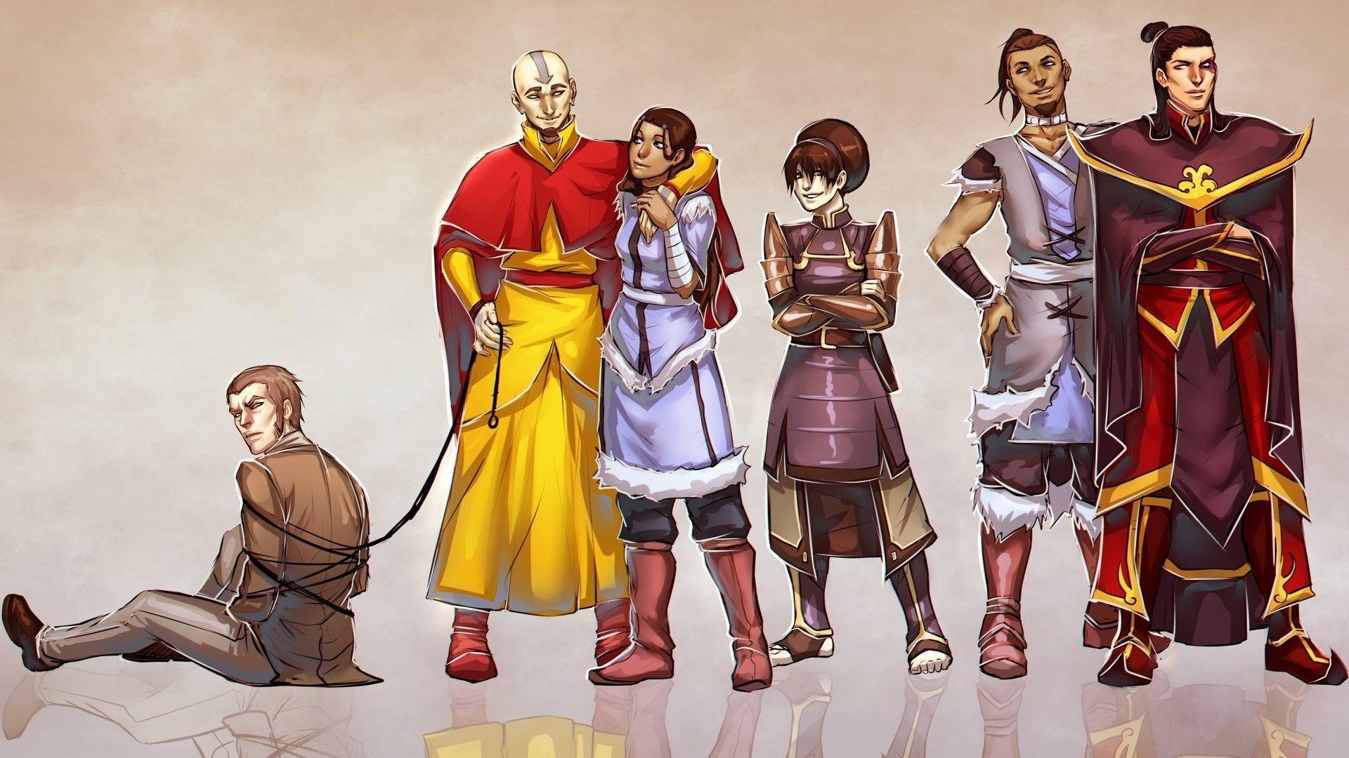 1920x1080 Aang And Katara Wallpaper
