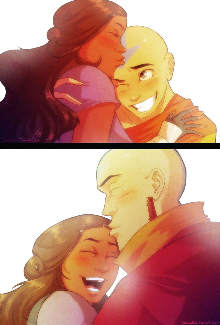 736x1087 Kataang love!! Oogiess like sokka would say♡. Avatar airbender, Avatar the last airbender art, Avatar aang