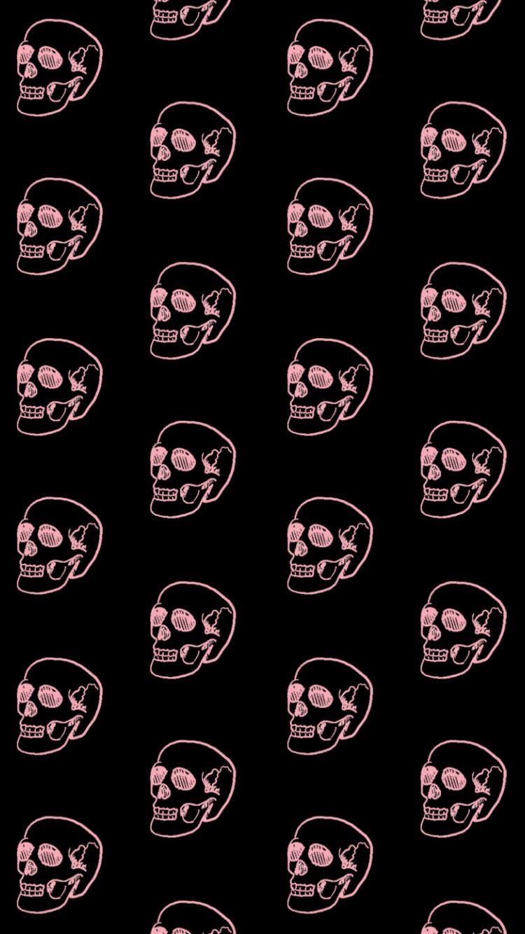750x1334 Pink Goth Wallpaper