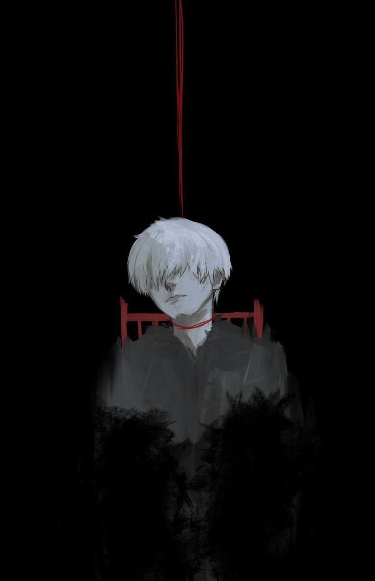 736x1141 Sad anime boys