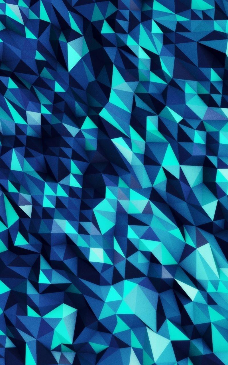 Blue Polygon Wallpapers Top Free Blue Polygon Backgrounds Wallpaperaccess