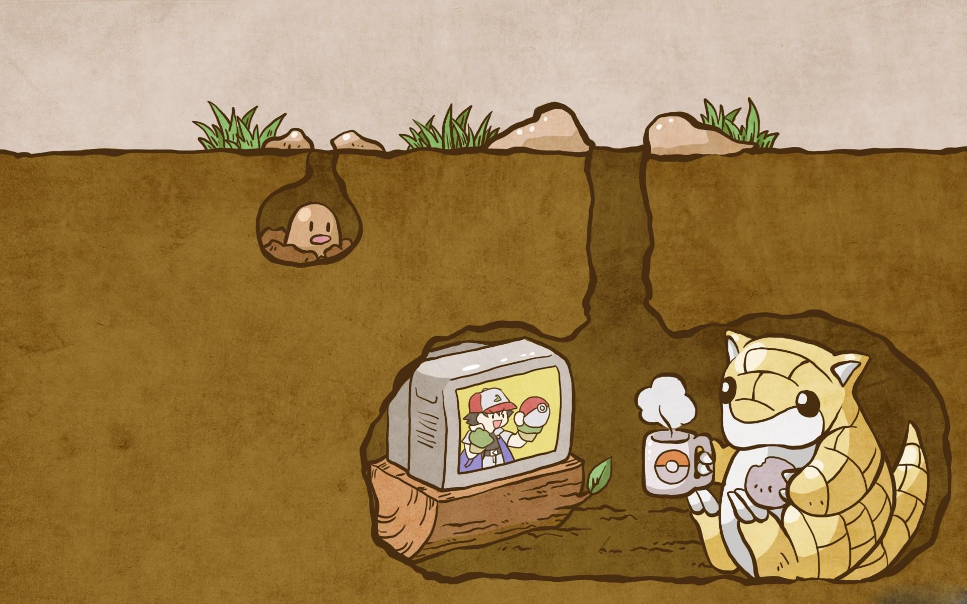 1920x1200 Free download Pokemon watching TV under the ground wallpaper and image [1920x1200] for your Desktop, Mobile & Tablet. Explore Sandslash HD Wallpaper. Sandslash HD Wallpaper, HD Wallpaper HD Pic