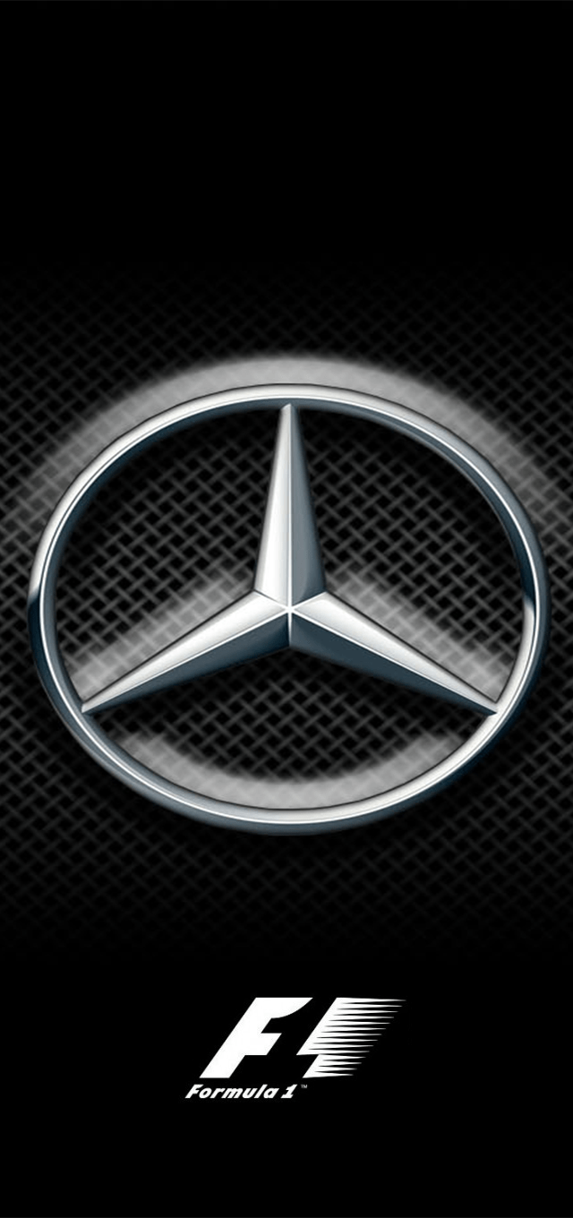 640x1360 Mercedes F1 background for iPhone 5: formula1